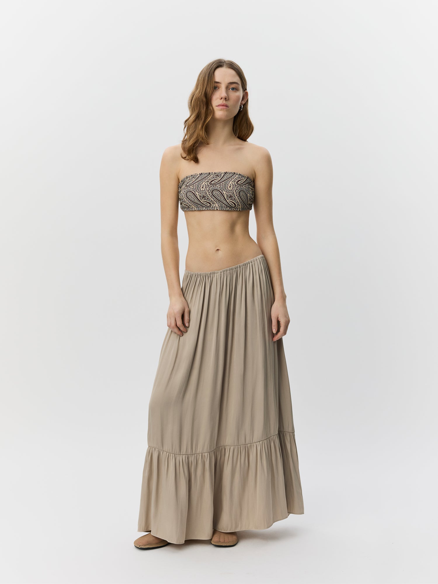 Sofie Schnoor WOMEN MILIASW MAXI SKIRT Skirt 8058 Feather Gray