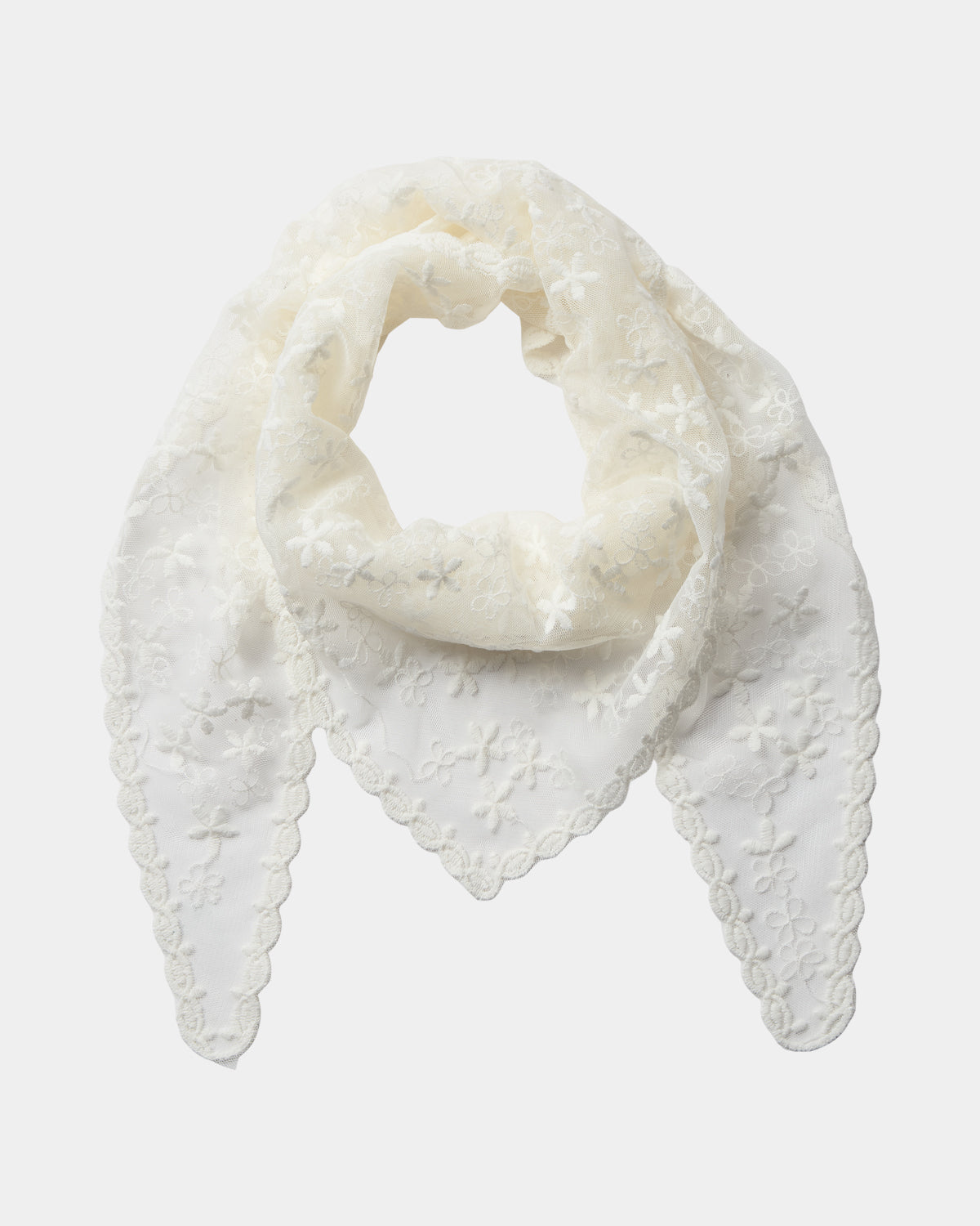 Sofie Schnoor YOUNG MINASY LACE SCARF Scarf 0101 Off white