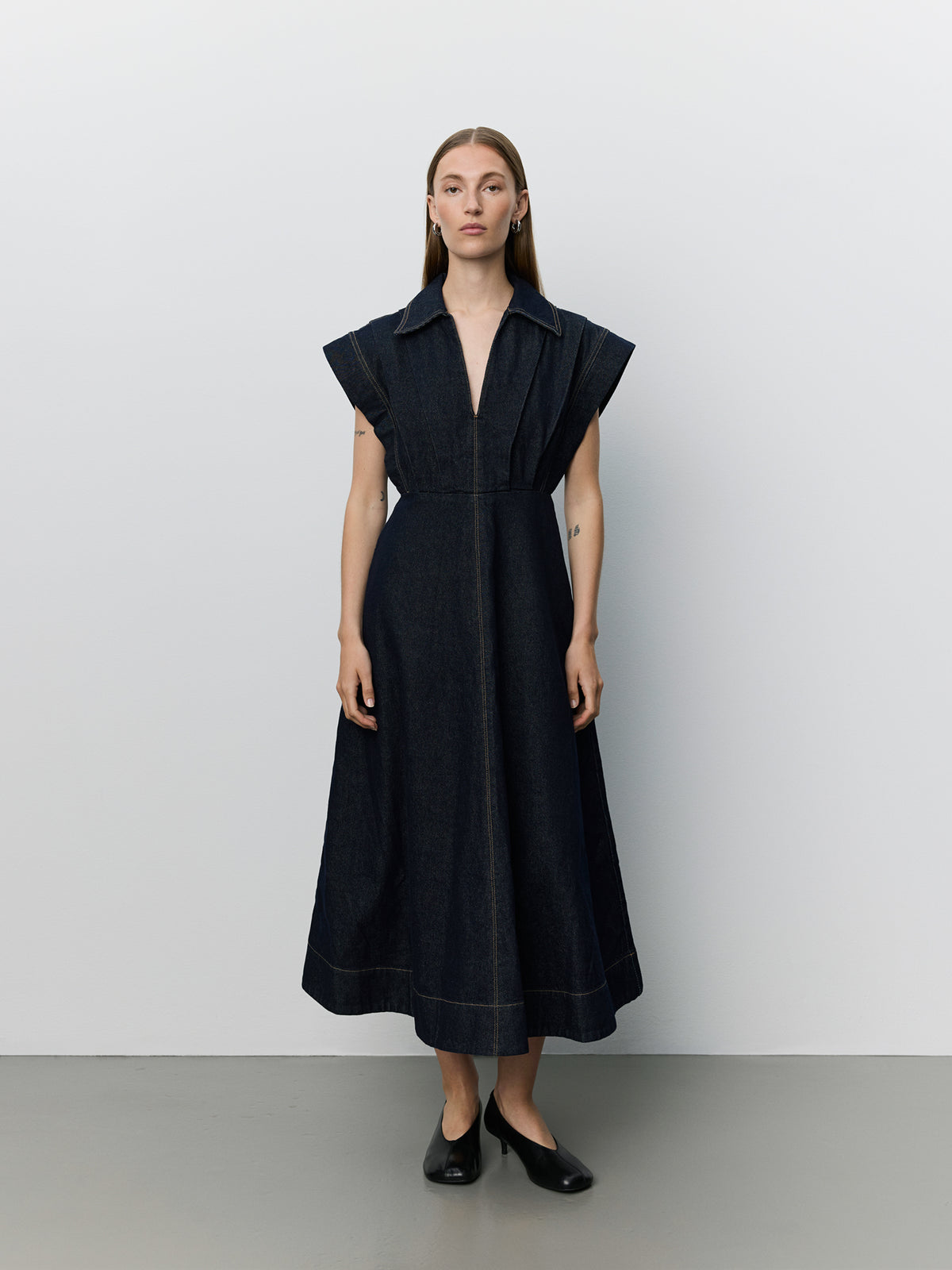 Sofie Schnoor WOMEN MINERASW DENIM DRESS Dress 5090 Dark denim blue