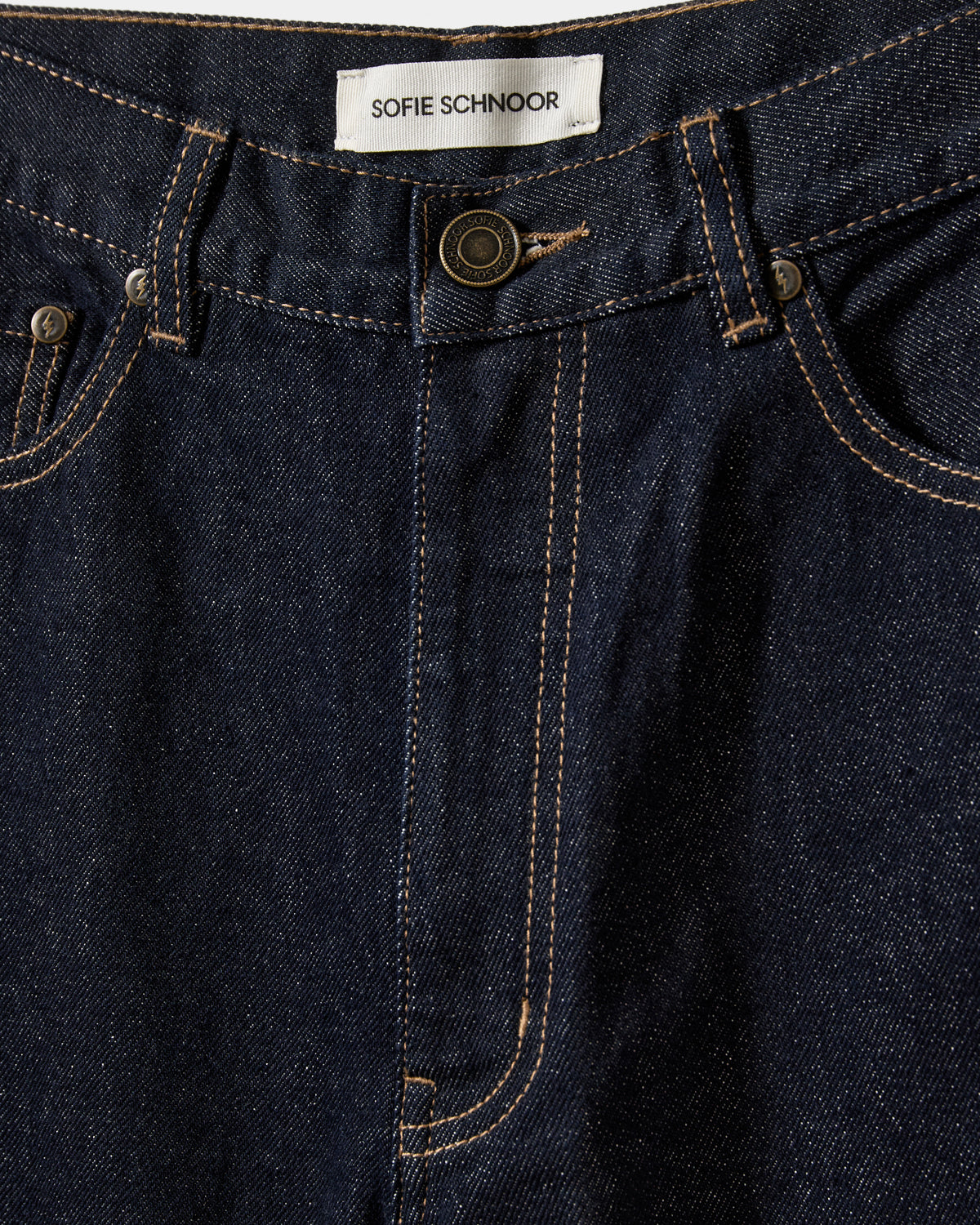Sofie Schnoor WOMEN MISHASW RAW DENIM JEANS Jeans 5090 Dark denim blue