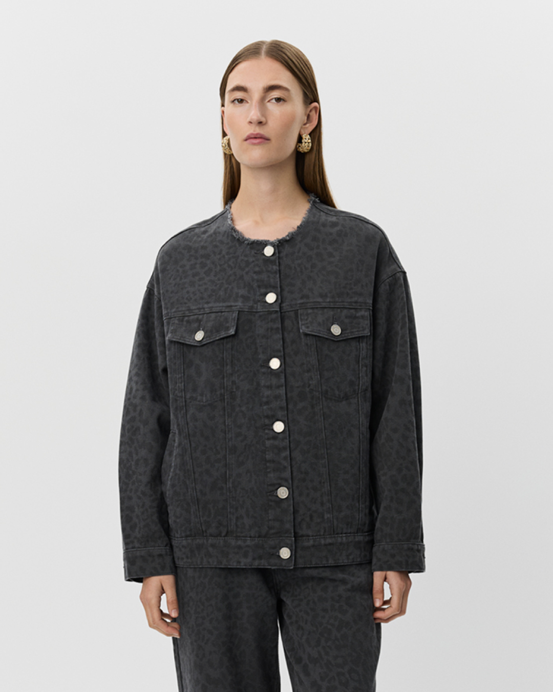 Sofie Schnoor WOMEN NADIASW JACKET Jacket 9085 Grey leopard