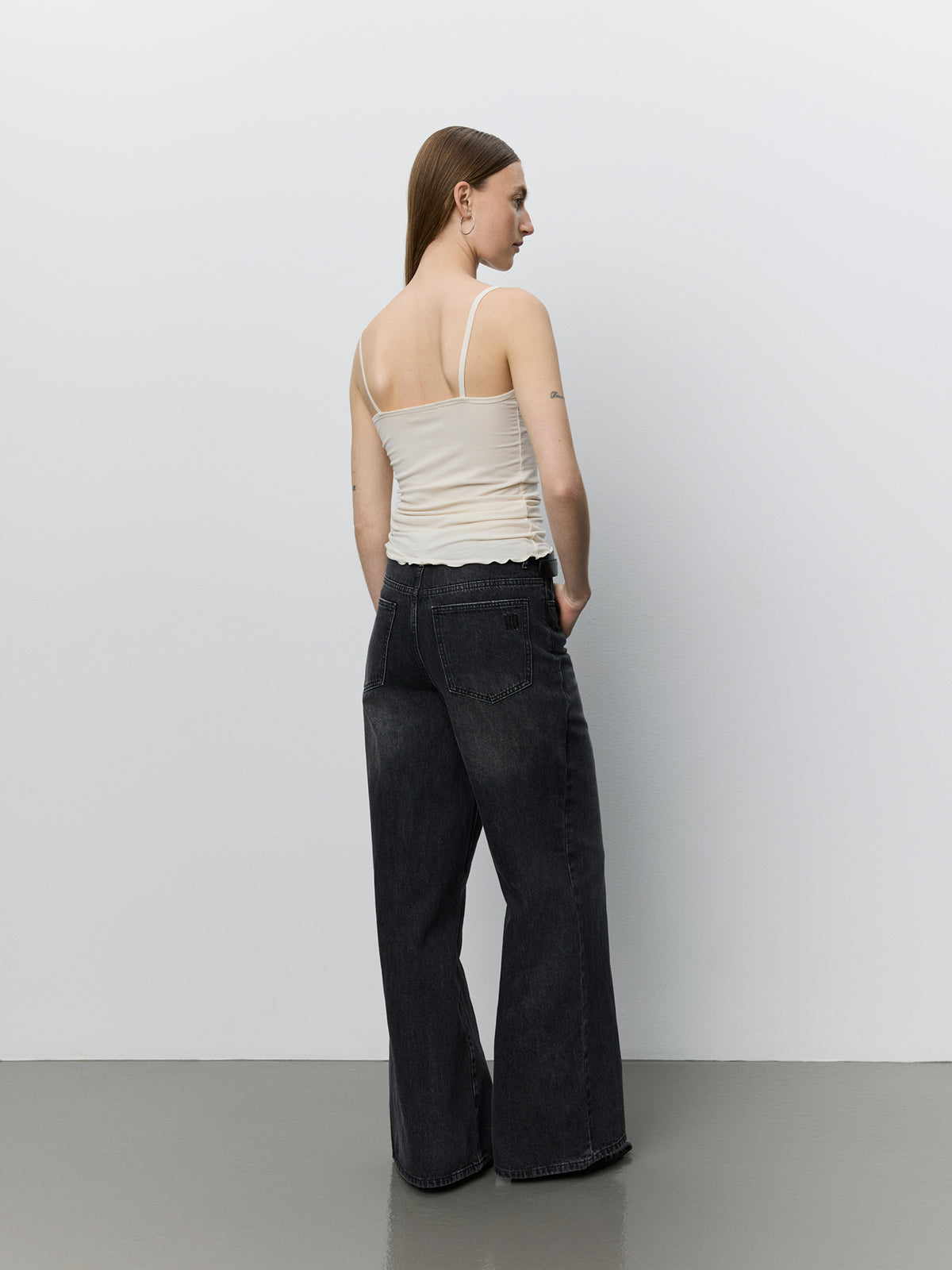 Sofie Schnoor WOMEN NAPOLISW HIGH WAIST JEANS Jeans 1015 Washed black