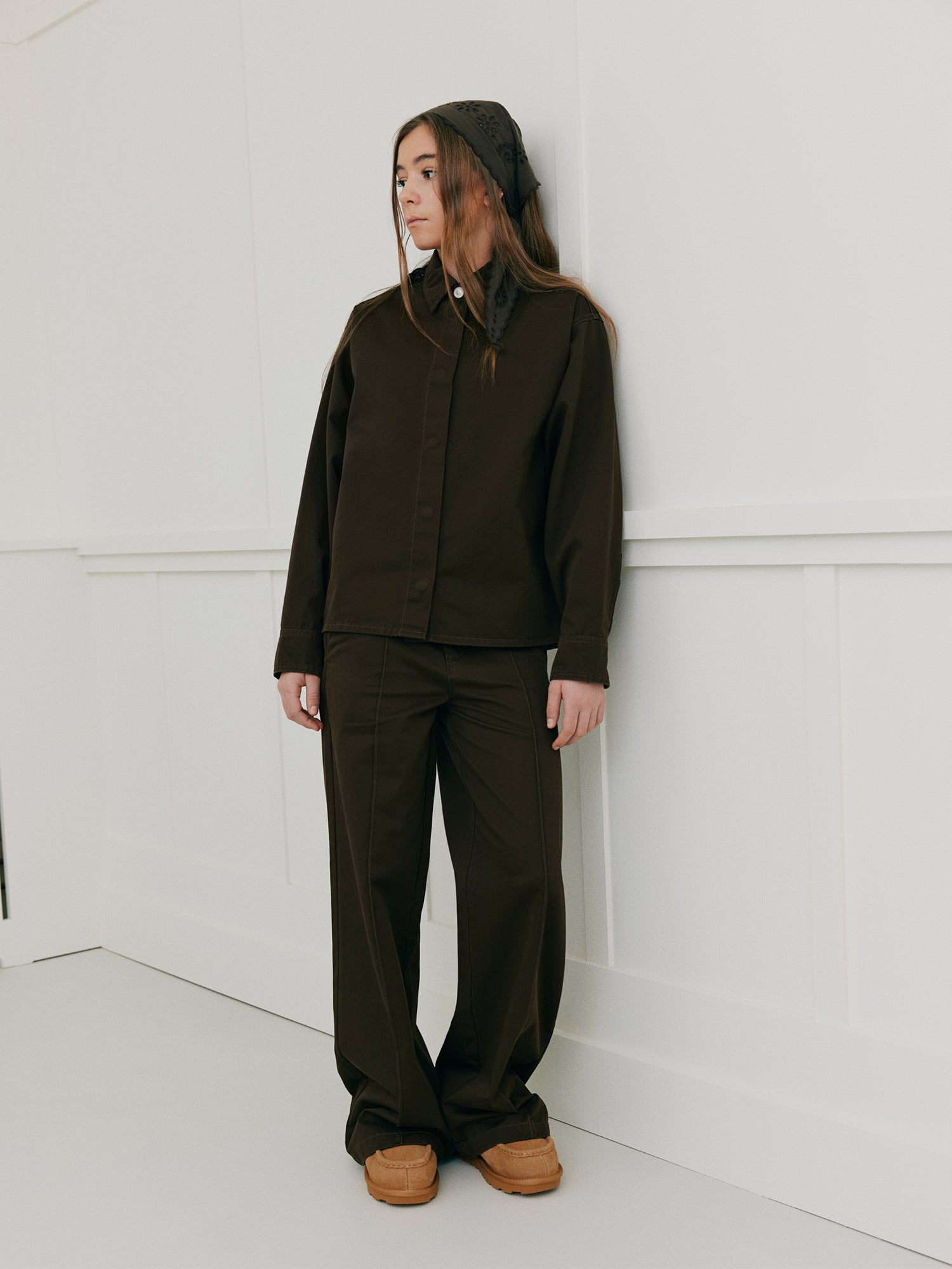 Sofie Schnoor YOUNG NASHSY SHIRT Shirt 7080 Dark brown