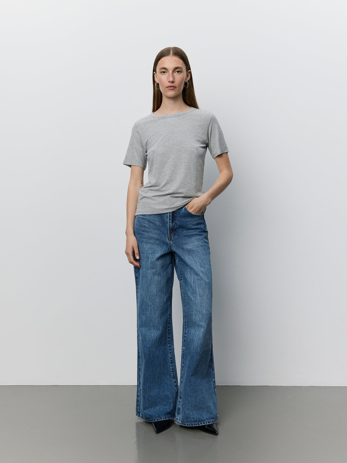 Sofie Schnoor WOMEN NATALIASW T-SHIRT T-shirt 8000 Grey mel