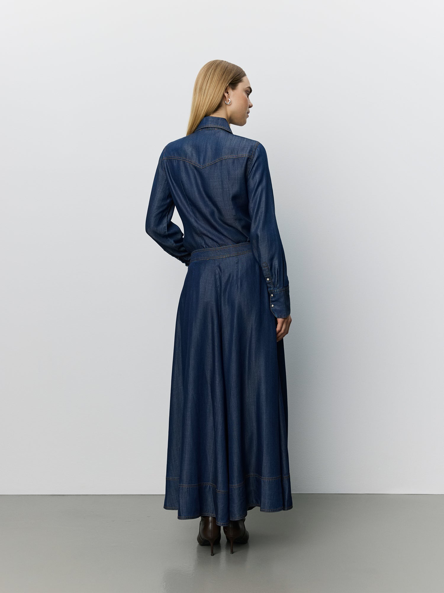 Sofie Schnoor WOMEN NOORSW DENIM SKIRT Skirt 5090 Dark denim blue