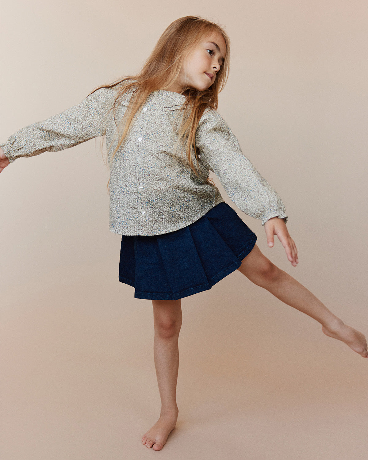 Sofie Schnoor KIDS NUMASK SKIRT Skirt 5090 Dark denim blue