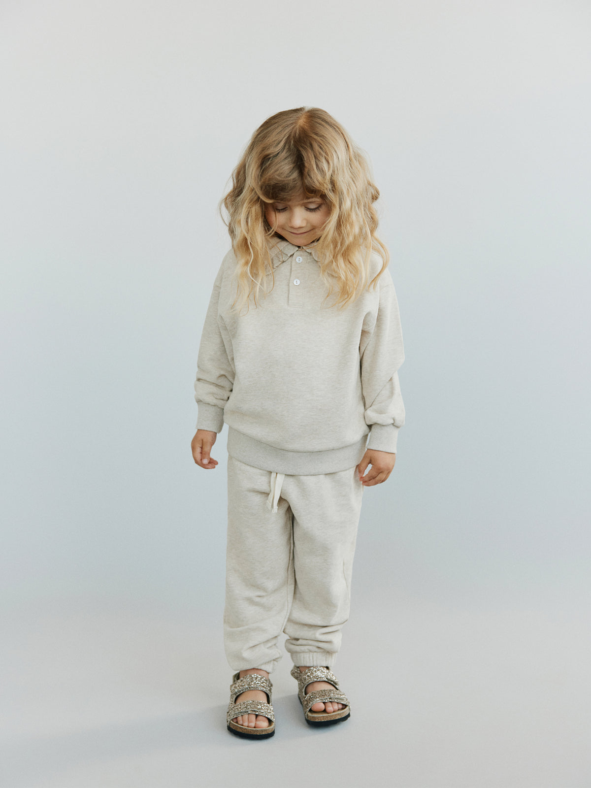 Sofie Schnoor KIDS NetusKB Sweatpants Sweatpants 7131 Beige Melange
