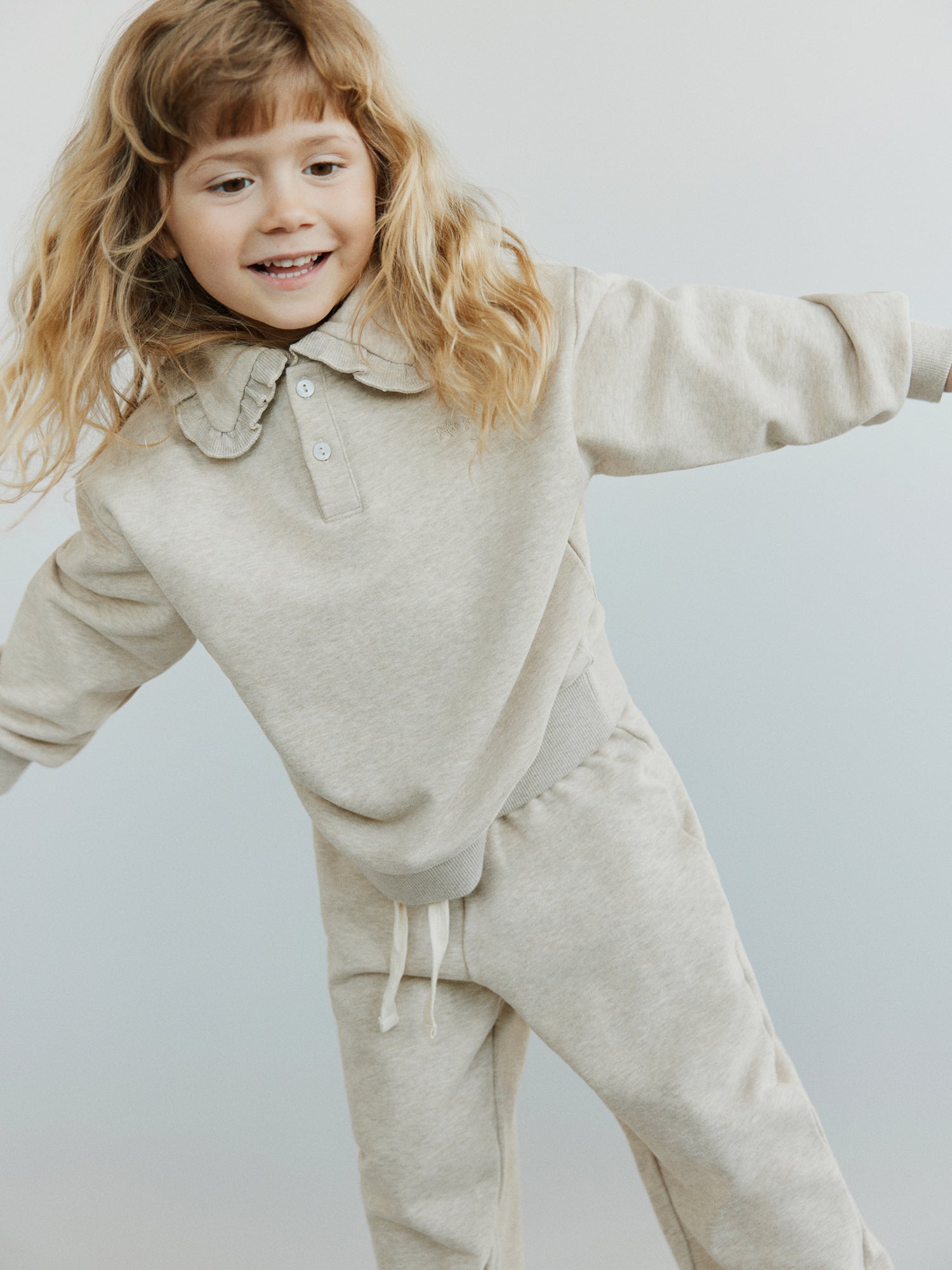 Sofie Schnoor KIDS NetusKB Sweatpants Sweatpants 7131 Beige Melange