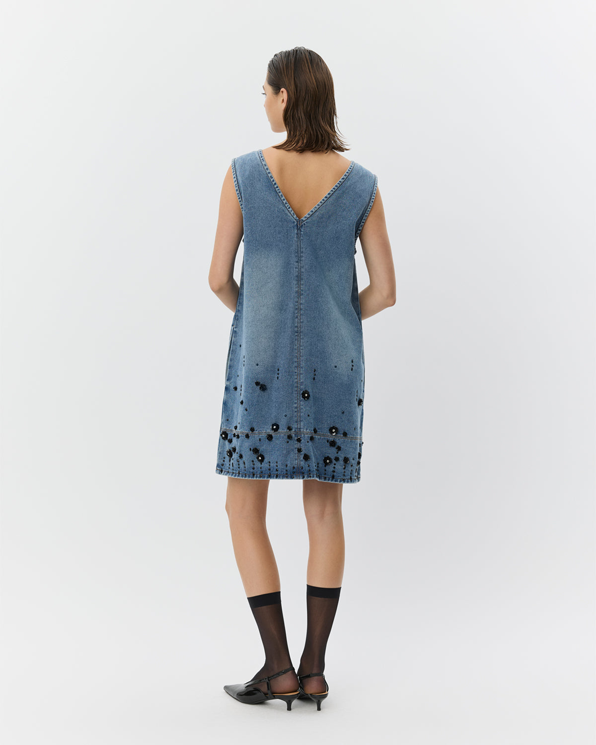 Sofie Schnoor WOMEN OLYMPESW SHORT DENIM DRESS Dress 5002 Denim blue