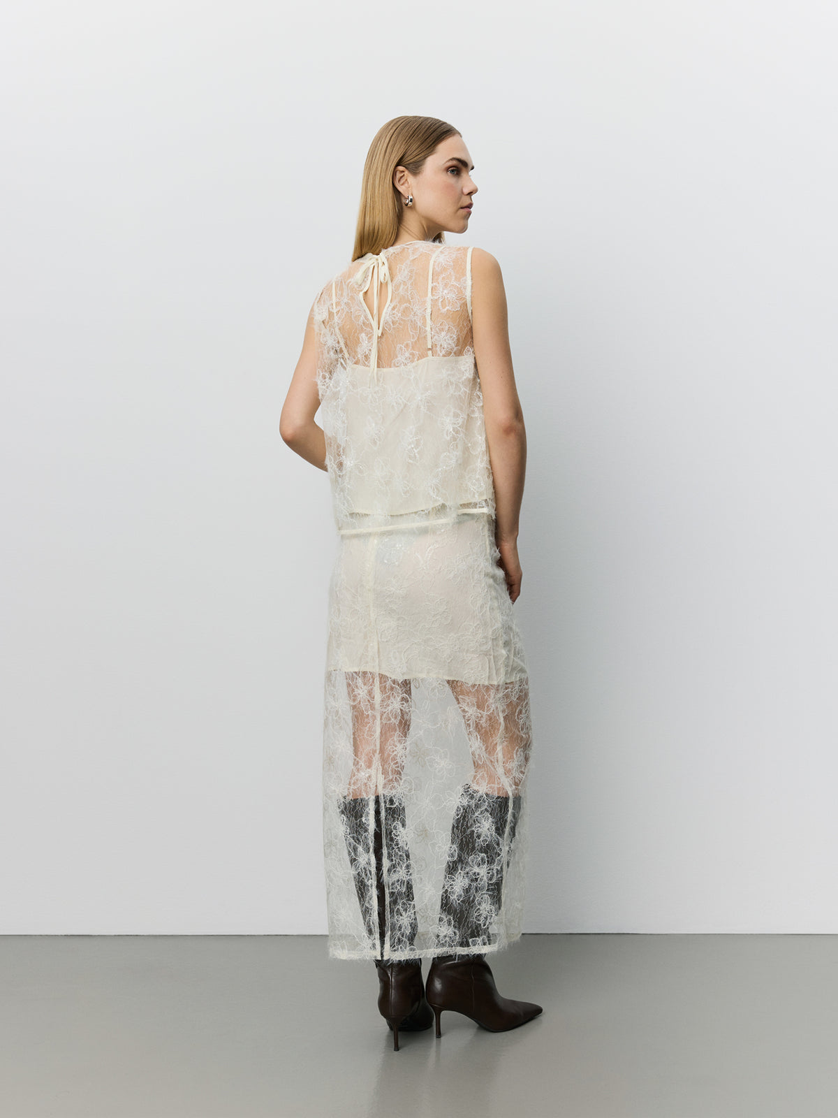 Sofie Schnoor WOMEN OTALIASW MAXI SKIRT Skirt 0158 Creme Yellow