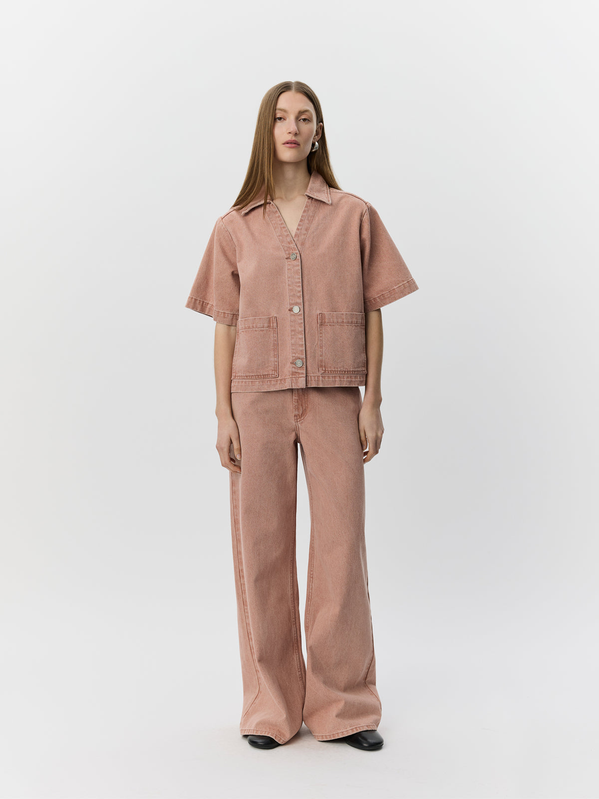 Sofie Schnoor WOMEN OZZISW WIDE LEG JEANS Jeans 9102 Rose Denim
