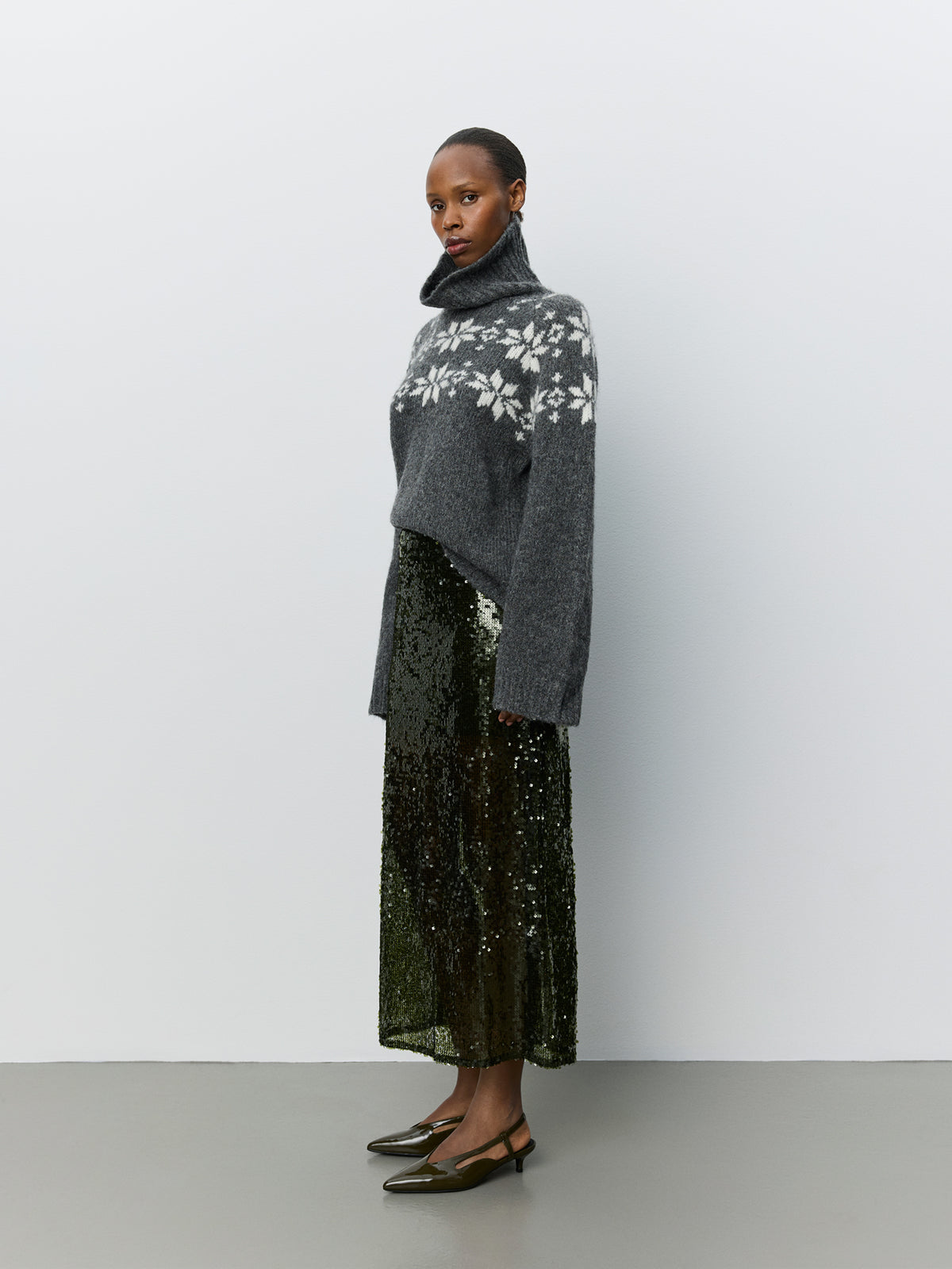 Sofie Schnoor WOMEN PENNASW STAR KNIT SWEATER Knit 8008 Dark grey