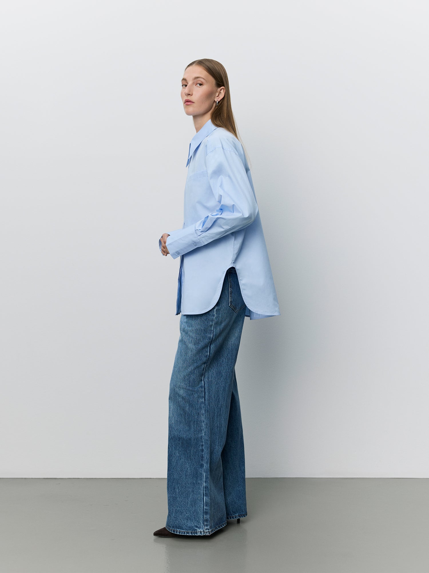 Sofie Schnoor WOMEN PERLASW POPLIN SHIRT Shirt 5063 Light blue