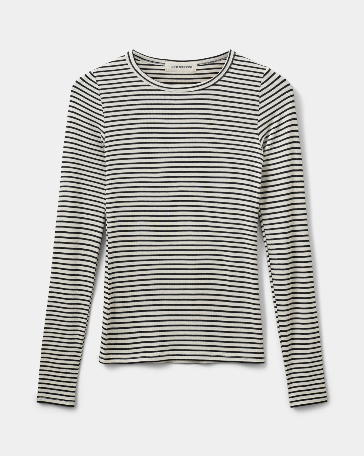 Sofie Schnoor WOMEN PETRICIASW STRIPE T-SHIRT LONG SLEEVE T-shirt Long Sleeve 0104 Off white