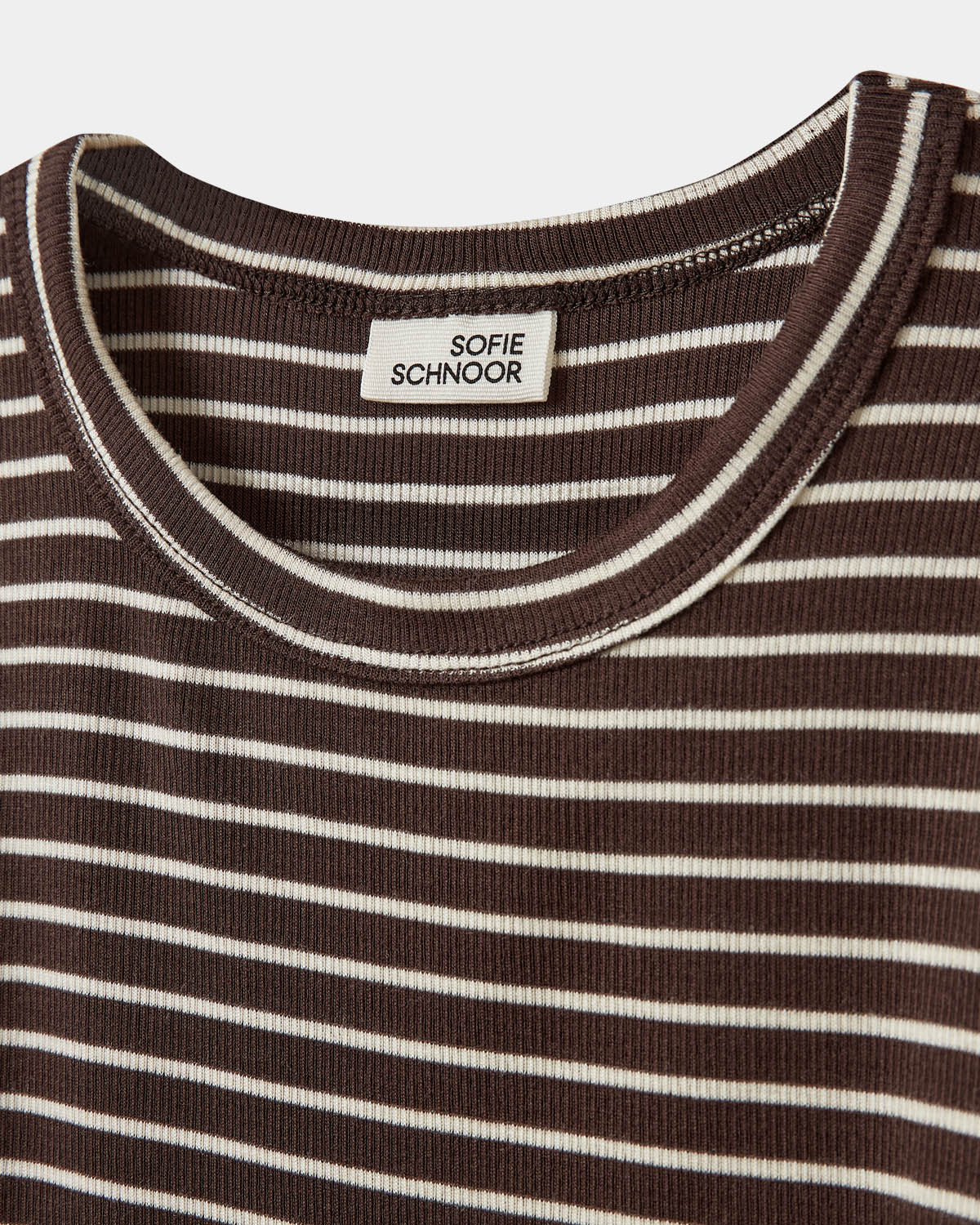 Sofie Schnoor YOUNG PETRICIASY LS T-SHIRT T-shirt 7113 Brown Striped