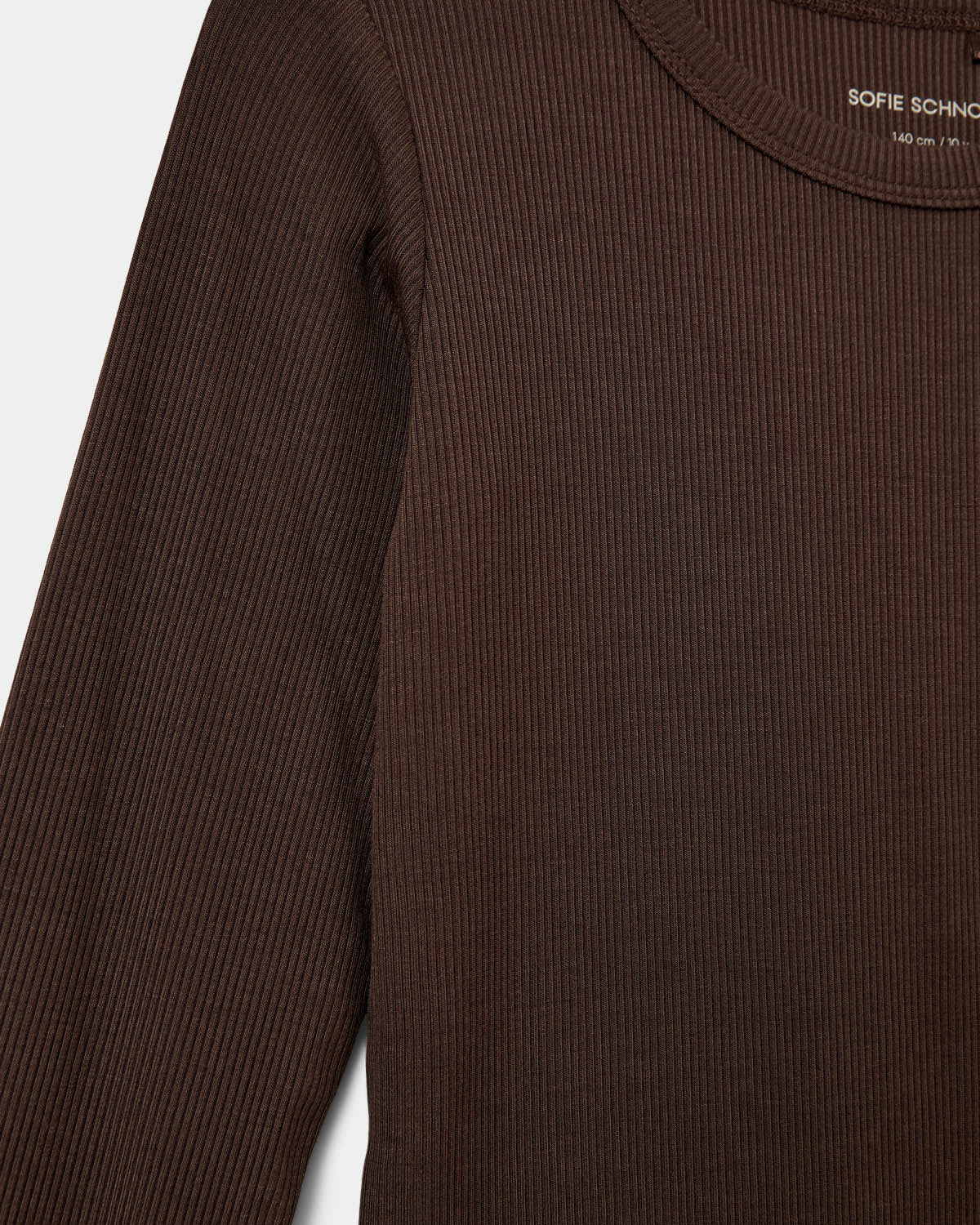 Sofie Schnoor YOUNG PETRICIASY T-SHIRT T-shirt Long Sleeve 7129 Brown Fudge