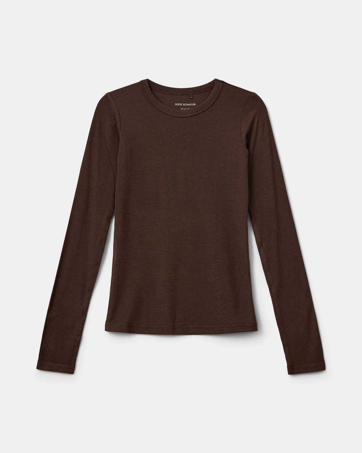Sofie Schnoor YOUNG PETRICIASY T-SHIRT T-shirt Long Sleeve 7129 Brown Fudge