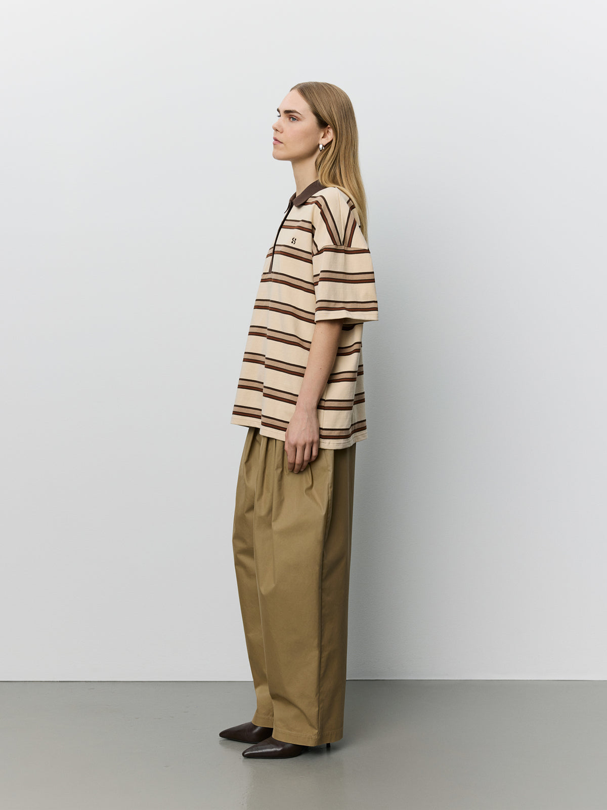 Sofie Schnoor WOMEN PILSW POLO T-SHIRT T-shirt 7113 Brown Striped