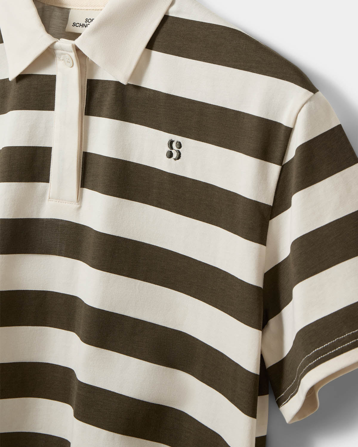 Sofie Schnoor YOUNG PILSY POLO Sweatshirt 7113 Brown Striped