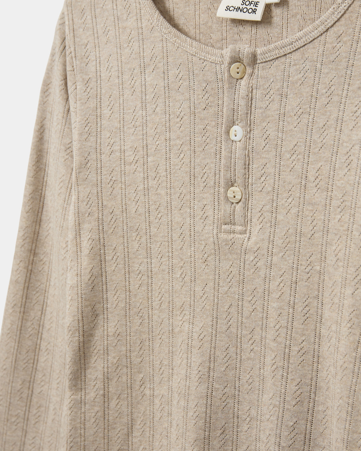 Sofie Schnoor YOUNG PETRICIASY T-SHIRT T-shirt Long Sleeve 7015 Beige