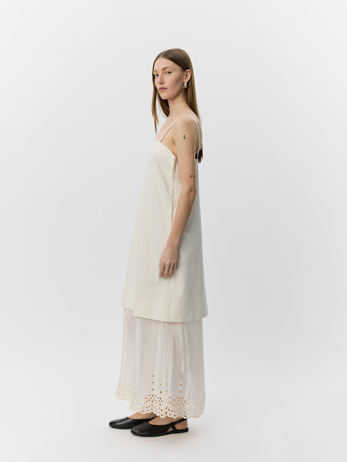 Sofie Schnoor WOMEN RAINESW DOUBLE LAYERED DRESS Dress 0159 Cream White