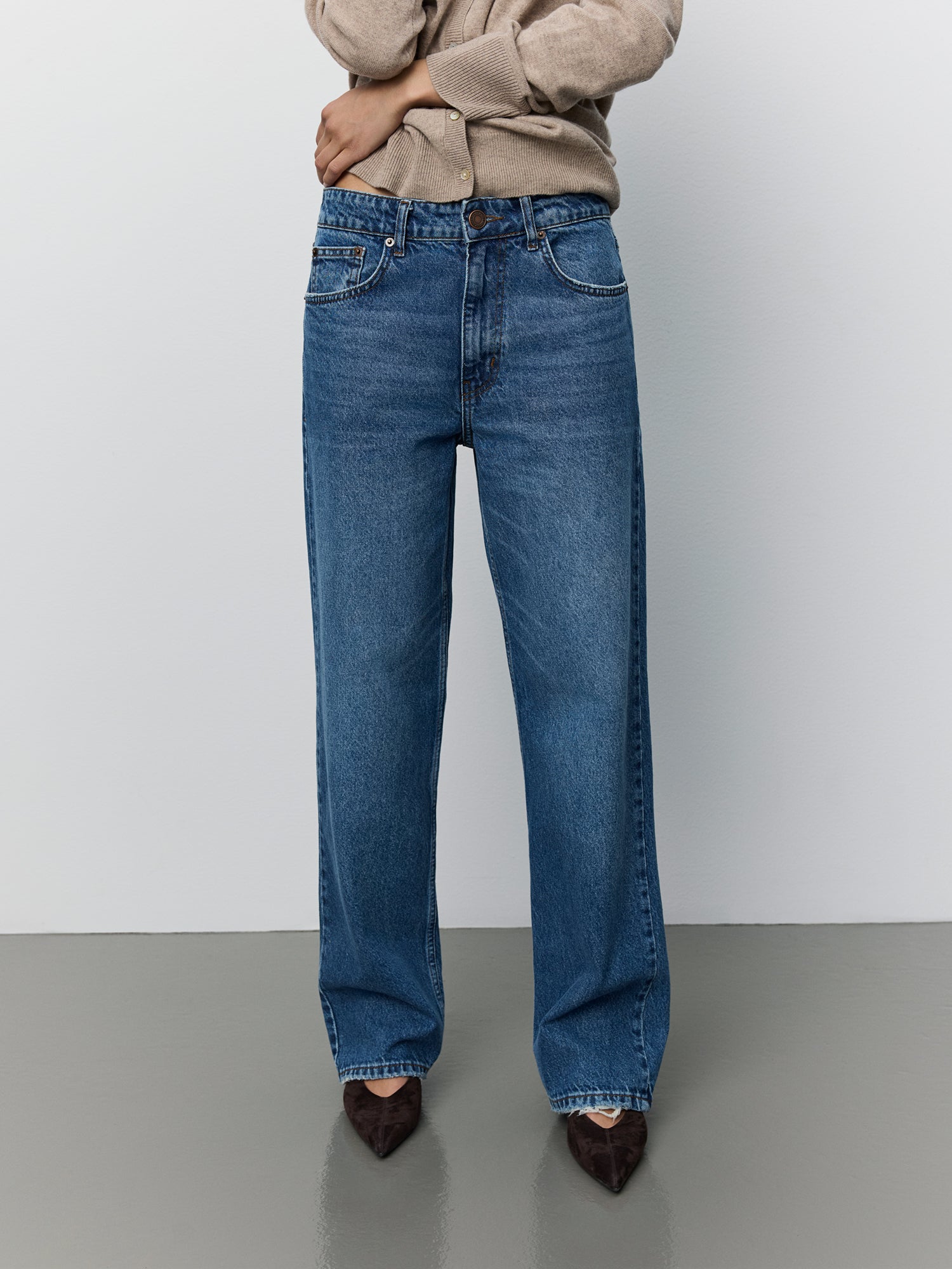 Sofie Schnoor WOMEN RIOSW MID WAIST JEANS Jeans 5055 Denim blue