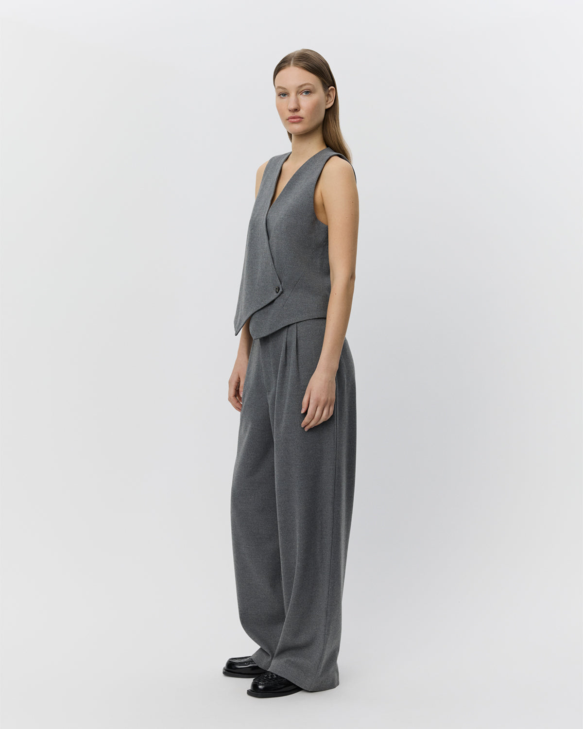 Sofie Schnoor WOMEN ROSALINDSW TROUSERS Trousers 8000 Grey Melange