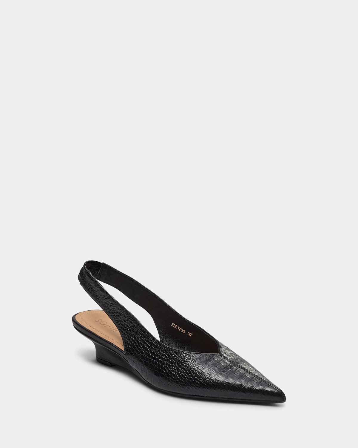Sofie Schnoor WOMEN ROSIESW CROCO SLINGBACK Sandal 1000 Black