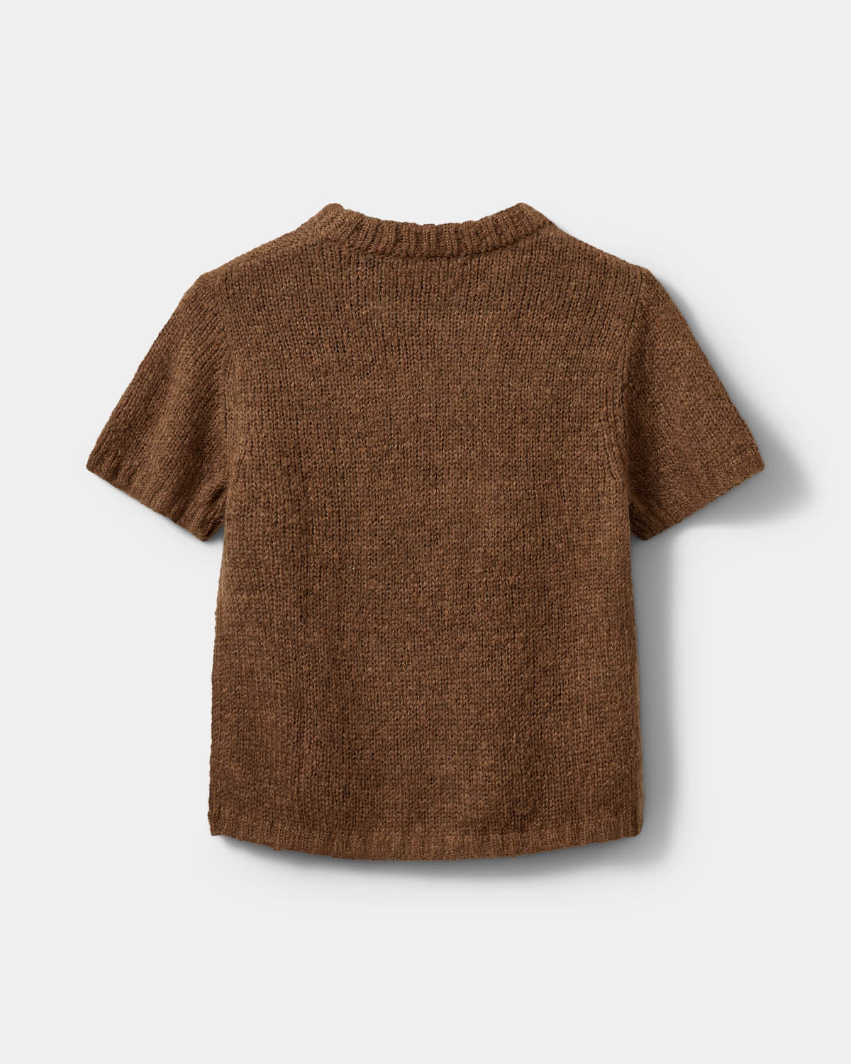 Sofie Schnoor WOMEN SAGASW SHORT SLEEVE KNIT SWEATER Knit 7164 Maple Brown