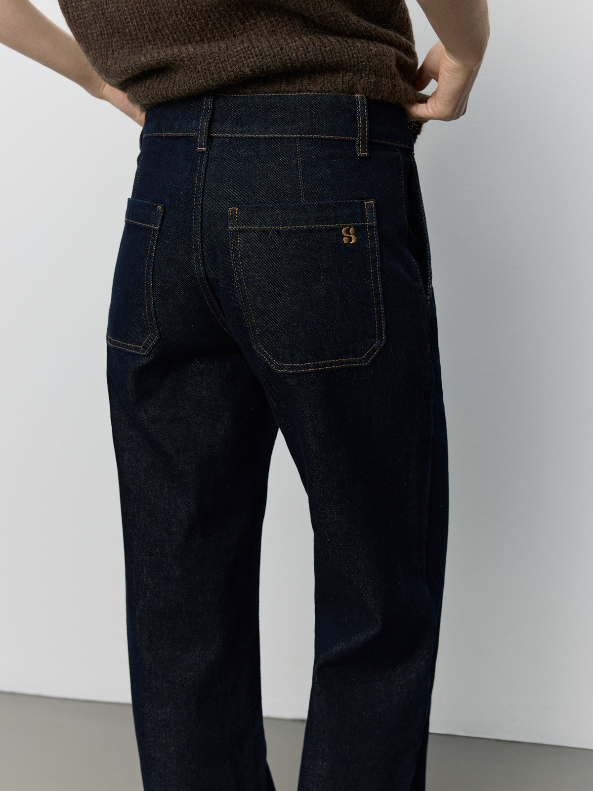 Sofie Schnoor WOMEN SAMIRASW DENIM JEANS Trousers 5090 Dark denim blue
