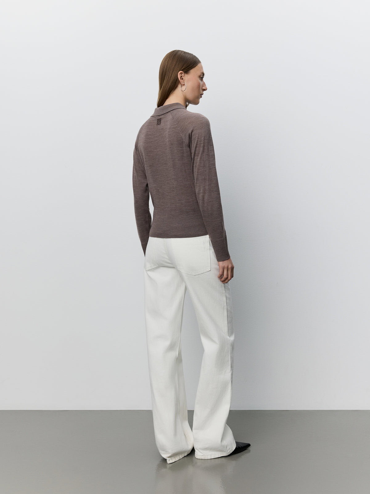 Sofie Schnoor WOMEN SELENESW KNIT POLO Knit 7071 Brown melange