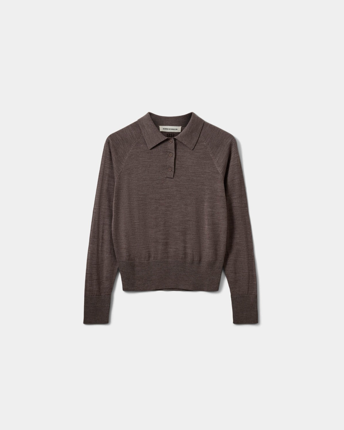 Sofie Schnoor WOMEN SELENESW KNIT POLO Knit 7071 Brown melange