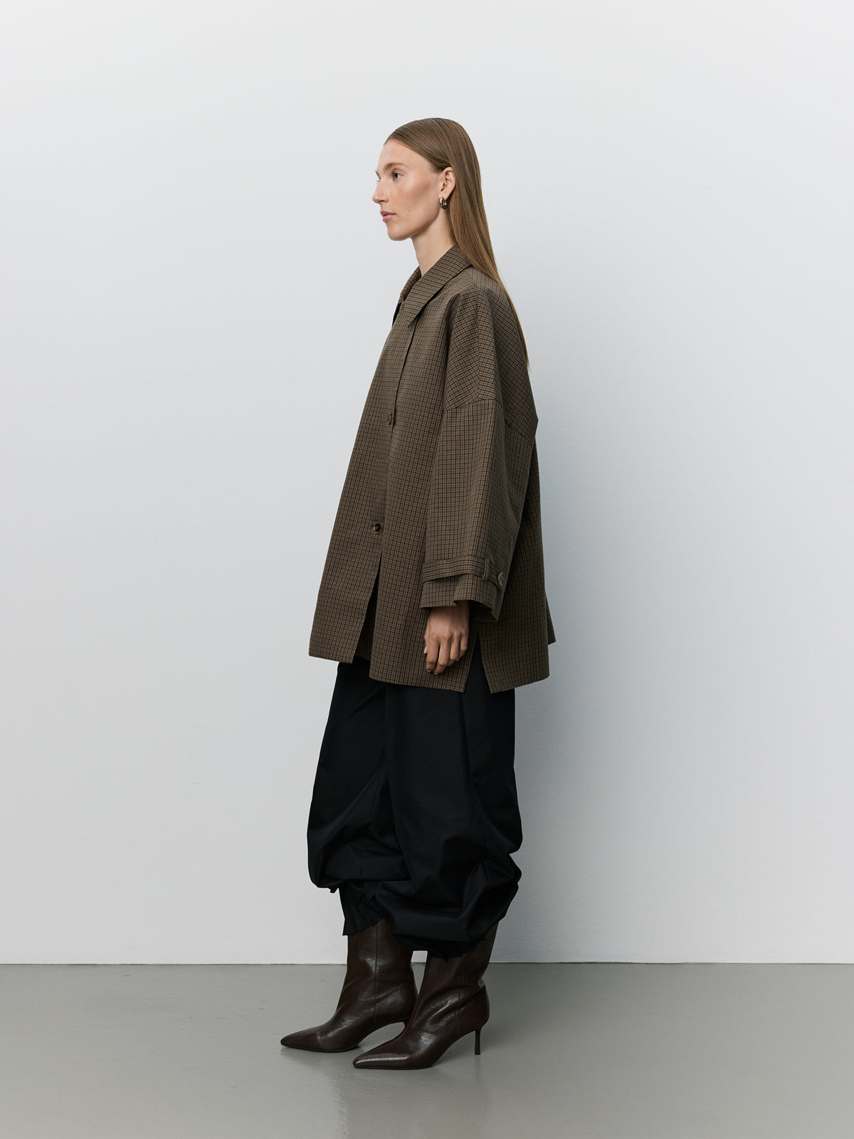 Sofie Schnoor WOMEN SELINASW OVERSIZED COAT Jacket 9007 Brown check