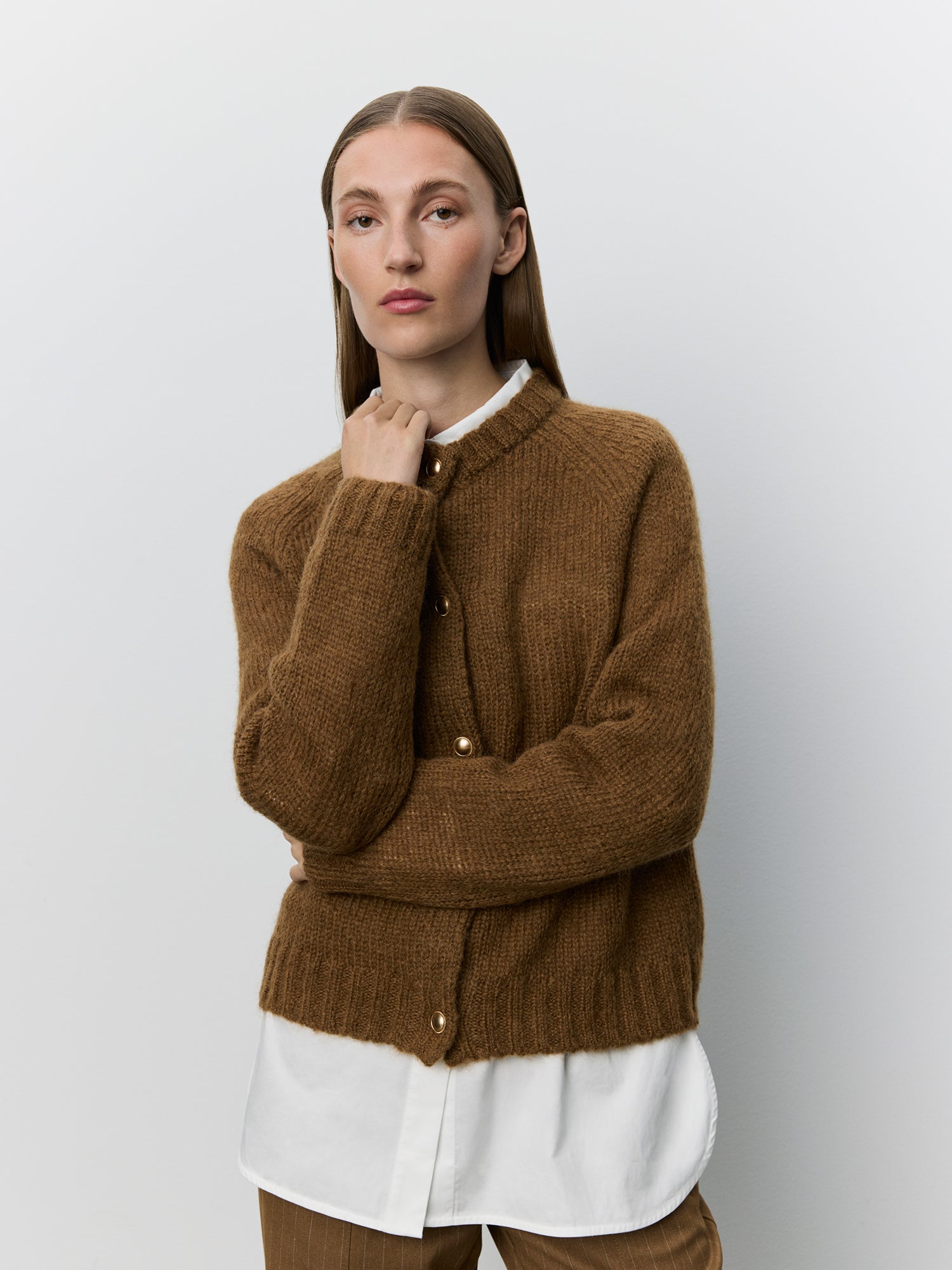 Sofie Schnoor WOMEN SELMASW KNIT CARDIGAN Cardigan 7164 Maple Brown