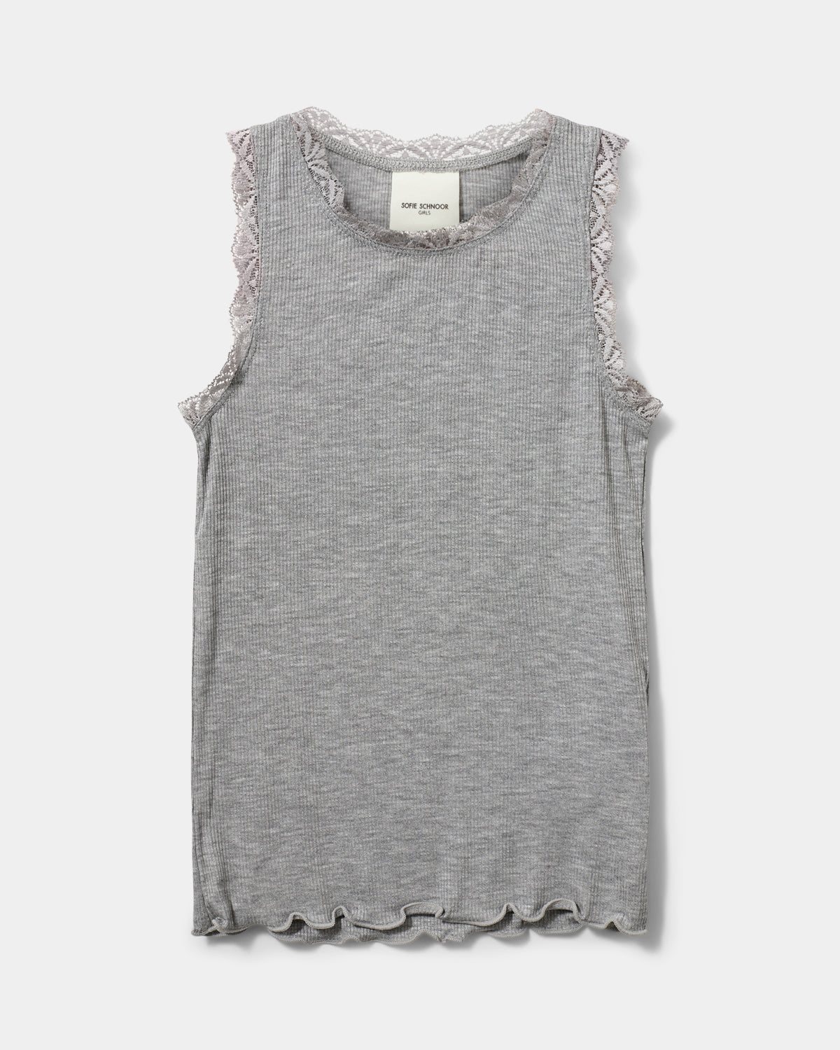 Sofie Schnoor YOUNG ASTRIDSY TOP Top 8010 Grey melange