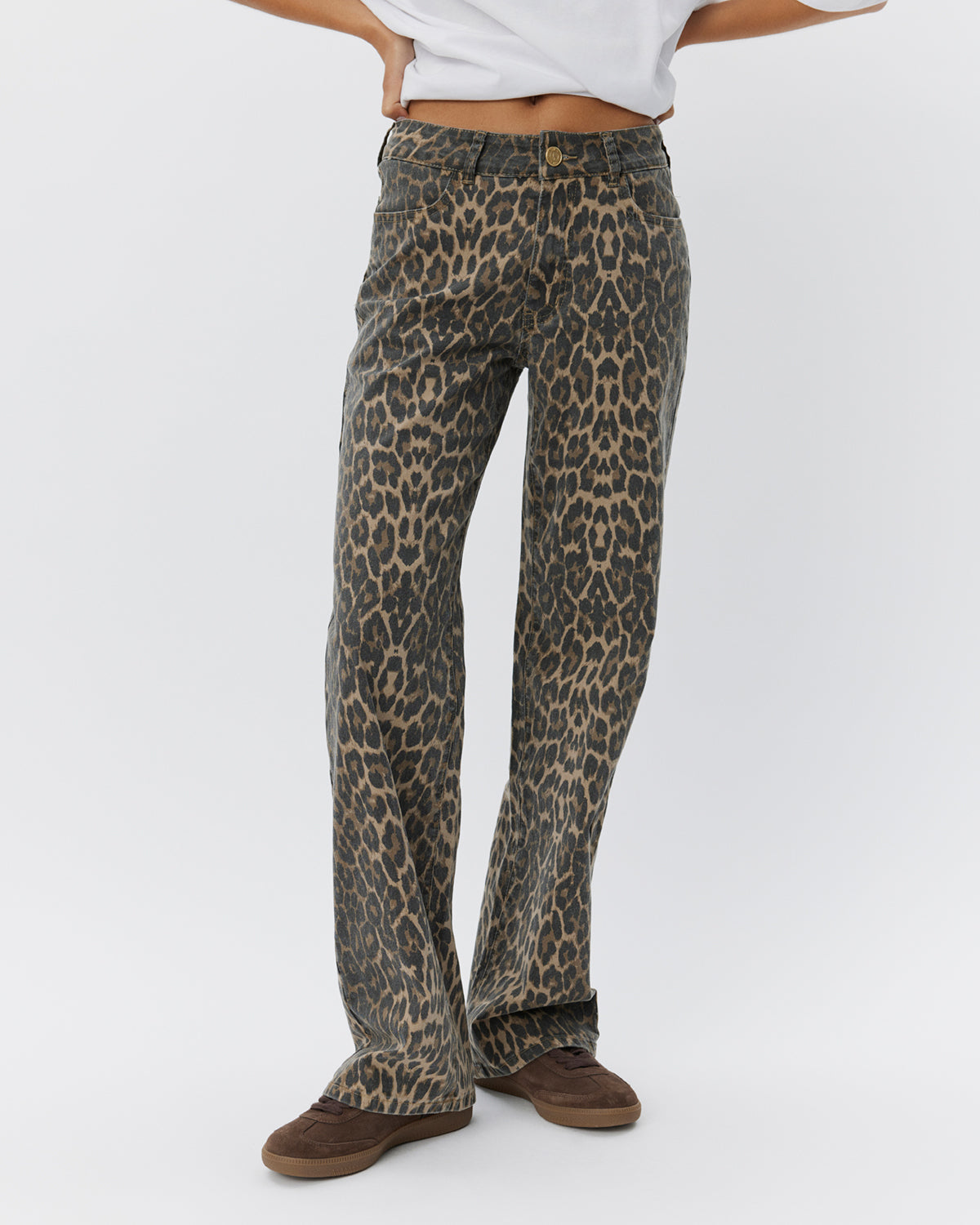 Sofie Schnoor WOMEN SIENNASW LEOPARD TROUSERS Trousers 9006 Leopard