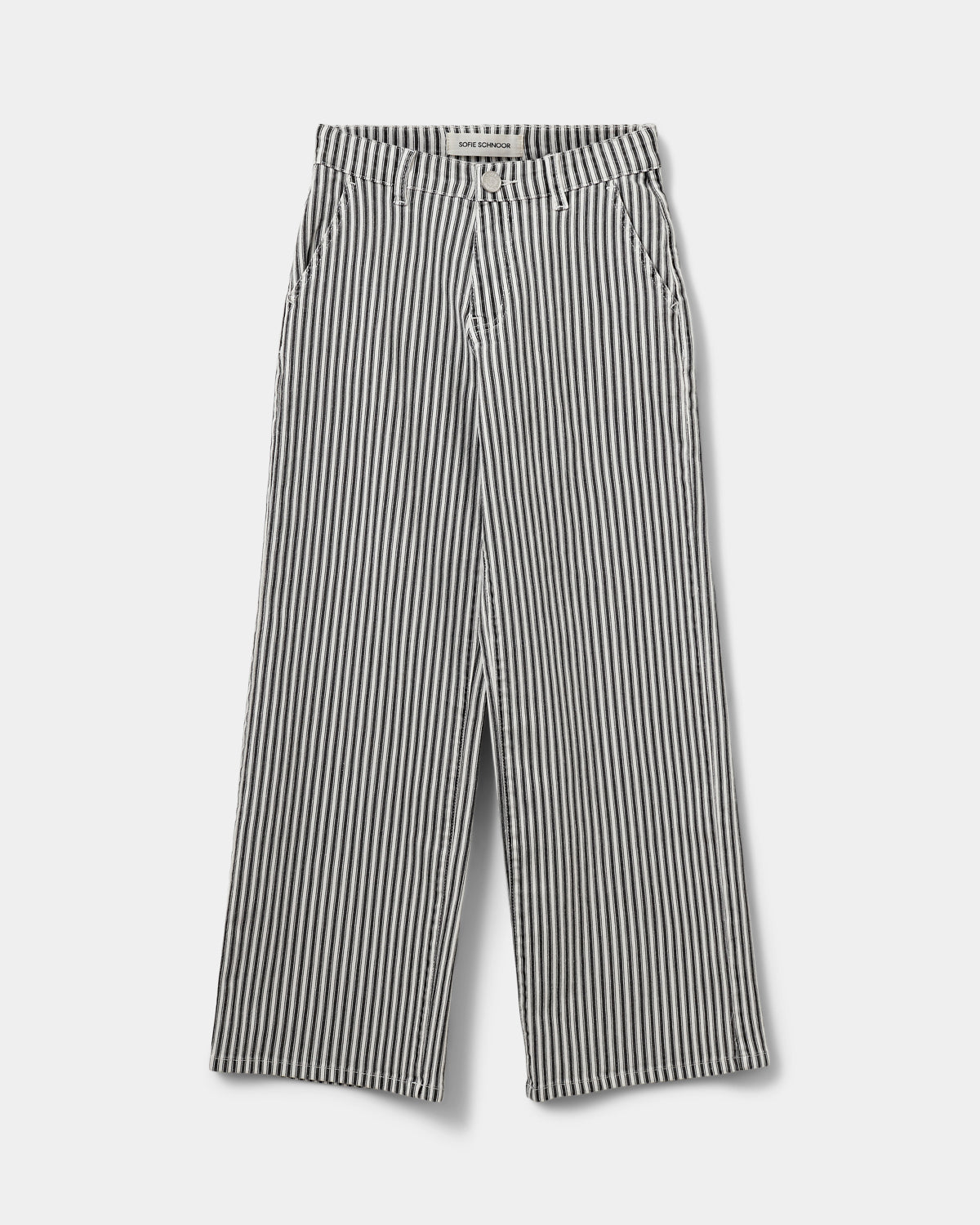 Sofie Schnoor YOUNG SIENNASY TROUSERS Trousers 1017 Black striped