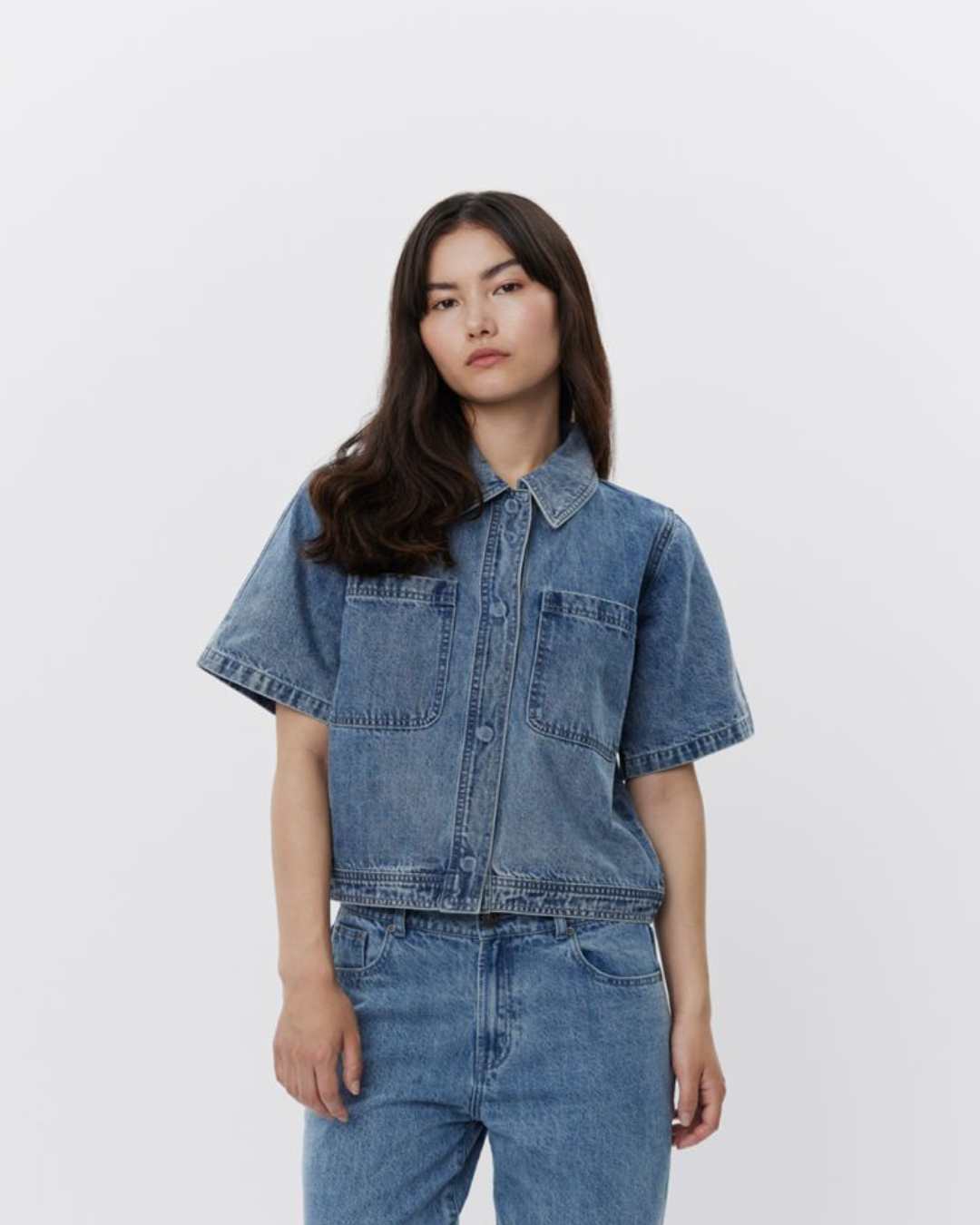 Sofie Schnoor WOMEN SILJASW SHIRT Shirt 5086 Light denim blue