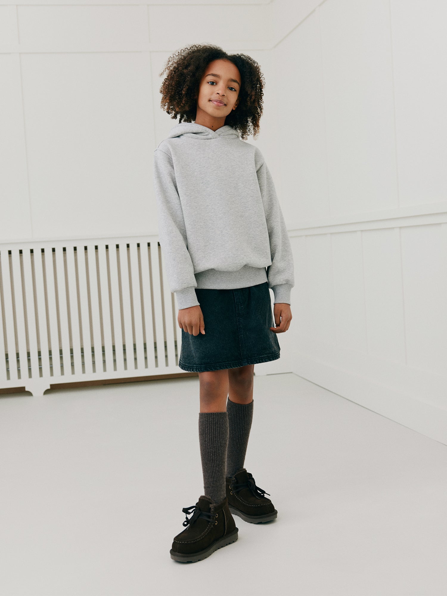 Sofie Schnoor YOUNG SIMONASY HOODIE Hoodie 8000 Grey Melange