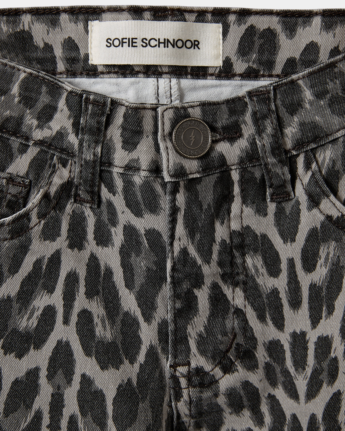Sofie Schnoor YOUNG SOFIASY TROUSERS Trousers 9085 Grey leopard