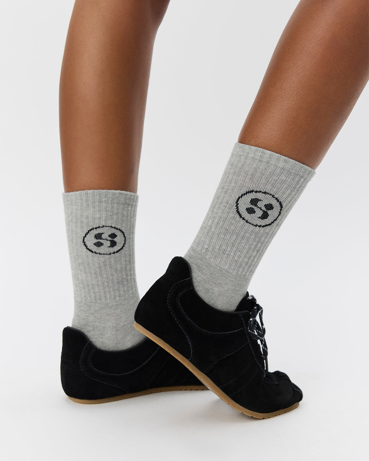 Sofie Schnoor SPORT SOFSPO SOCKS WITH GRIP Socks 8000 Grey mel