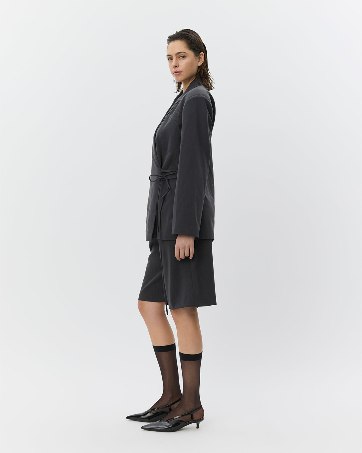 Sofie Schnoor WOMEN SUSSIESW TIE STRING BLAZER Blazer 8008 Dark grey
