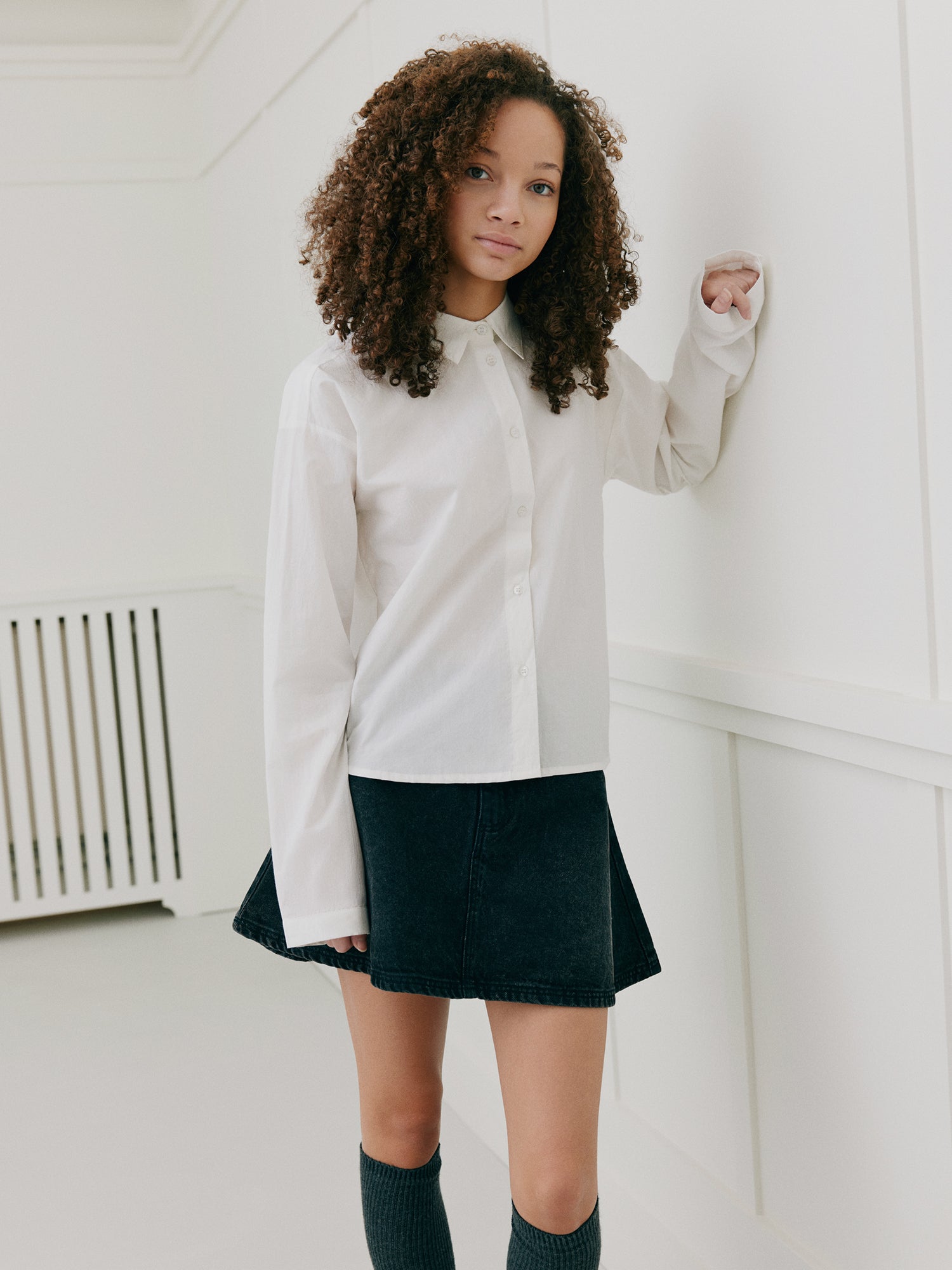 Sofie Schnoor YOUNG SYLVIASY SHIRT Shirt 0101 Off white