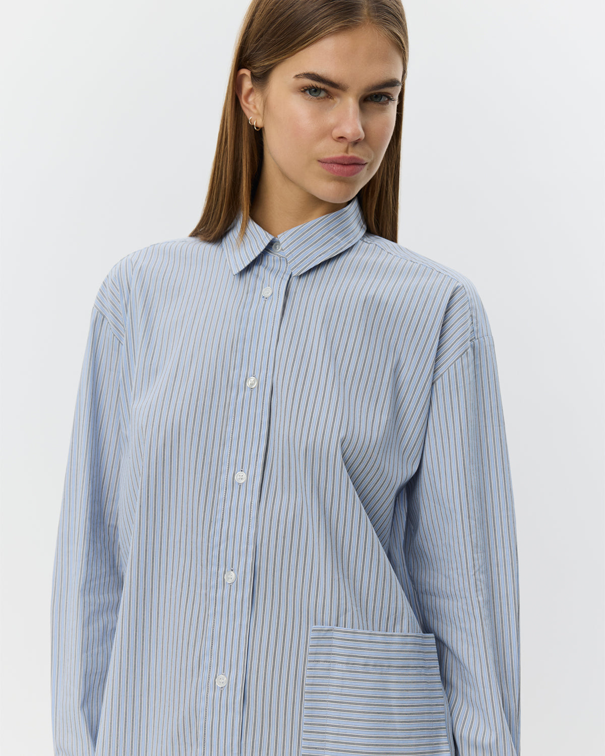Sofie Schnoor WOMEN SYLVIESW SHIRT Shirt 5094 Light Blue striped