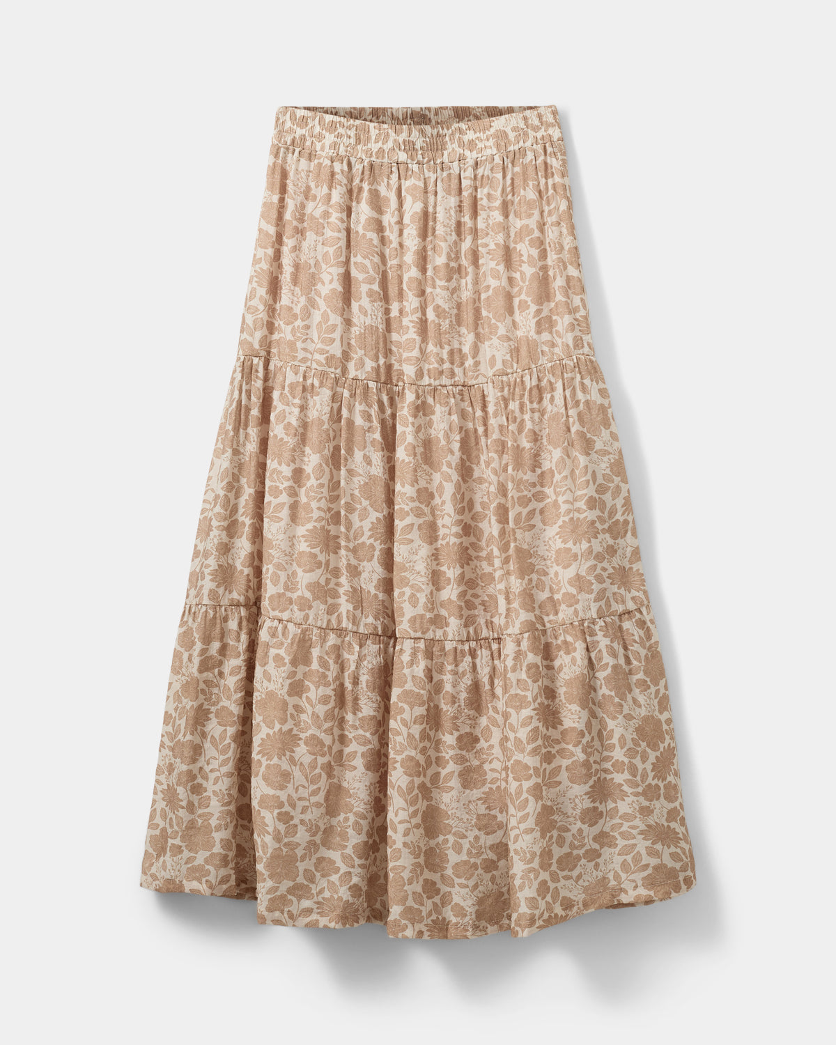 Sofie Schnoor YOUNG VIVISY SKIRT Skirt 9135AOP Flower soft brown