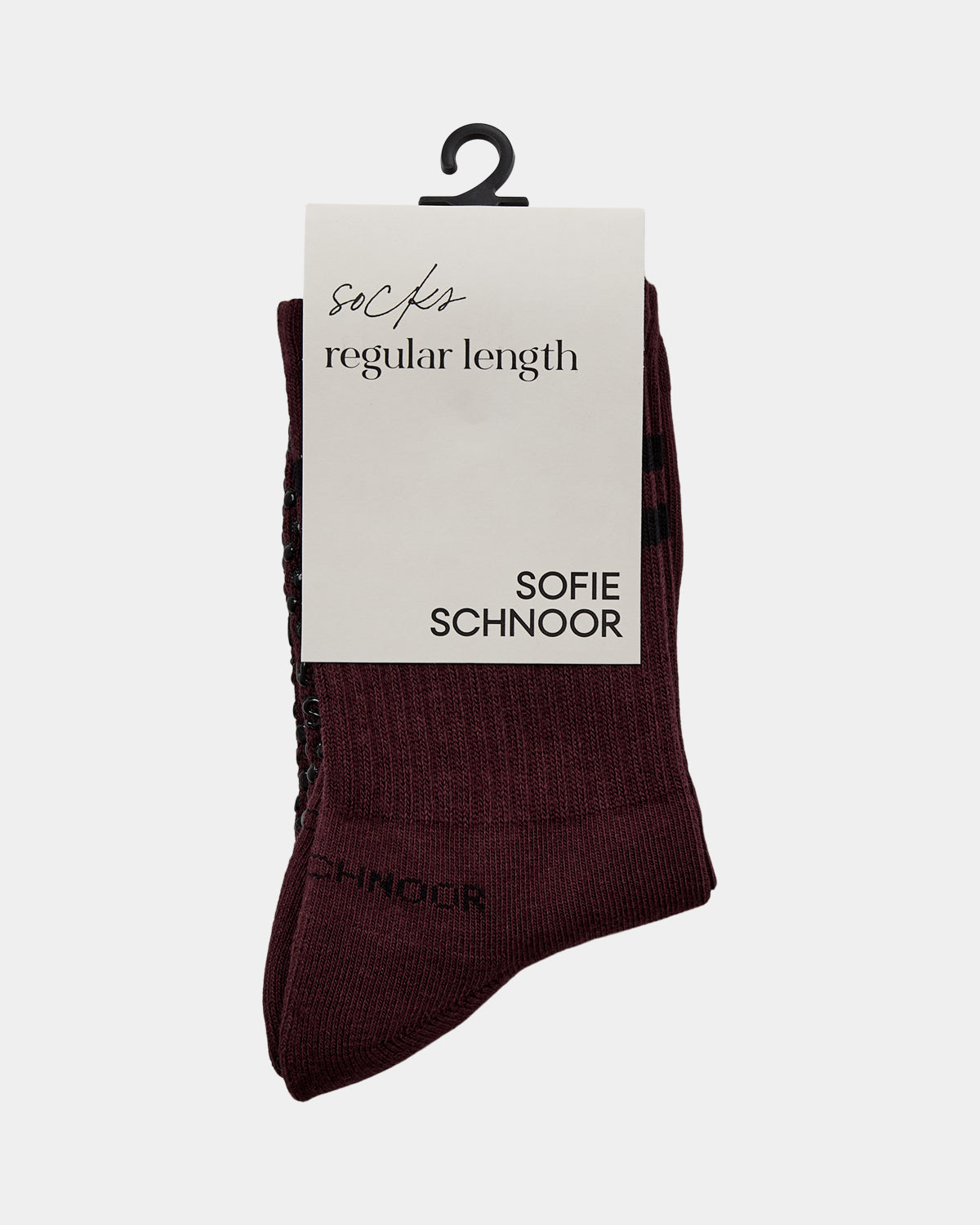 Sofie Schnoor SPORT SOFFISPO SOCKS WITH GRIP Socks 4067 Burgundy