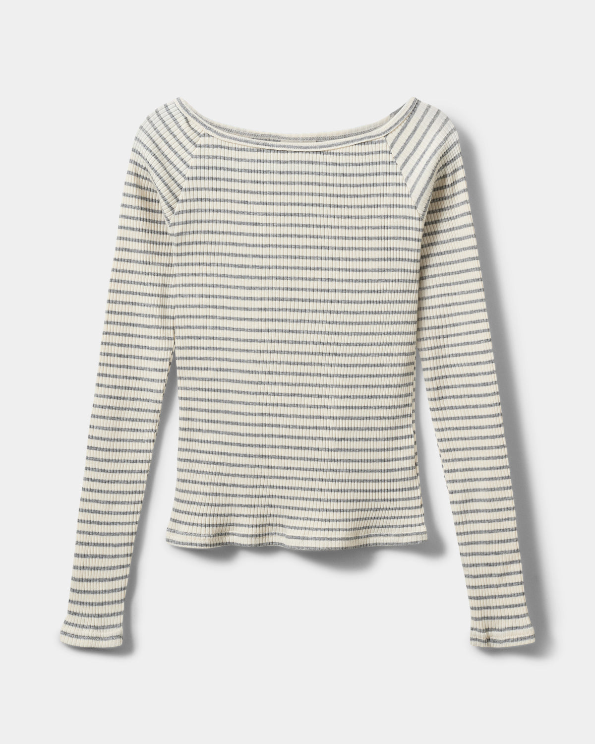 Sofie Schnoor YOUNG SomaSY T-Shirt T-shirt Long Sleeve 8048 Grey Striped