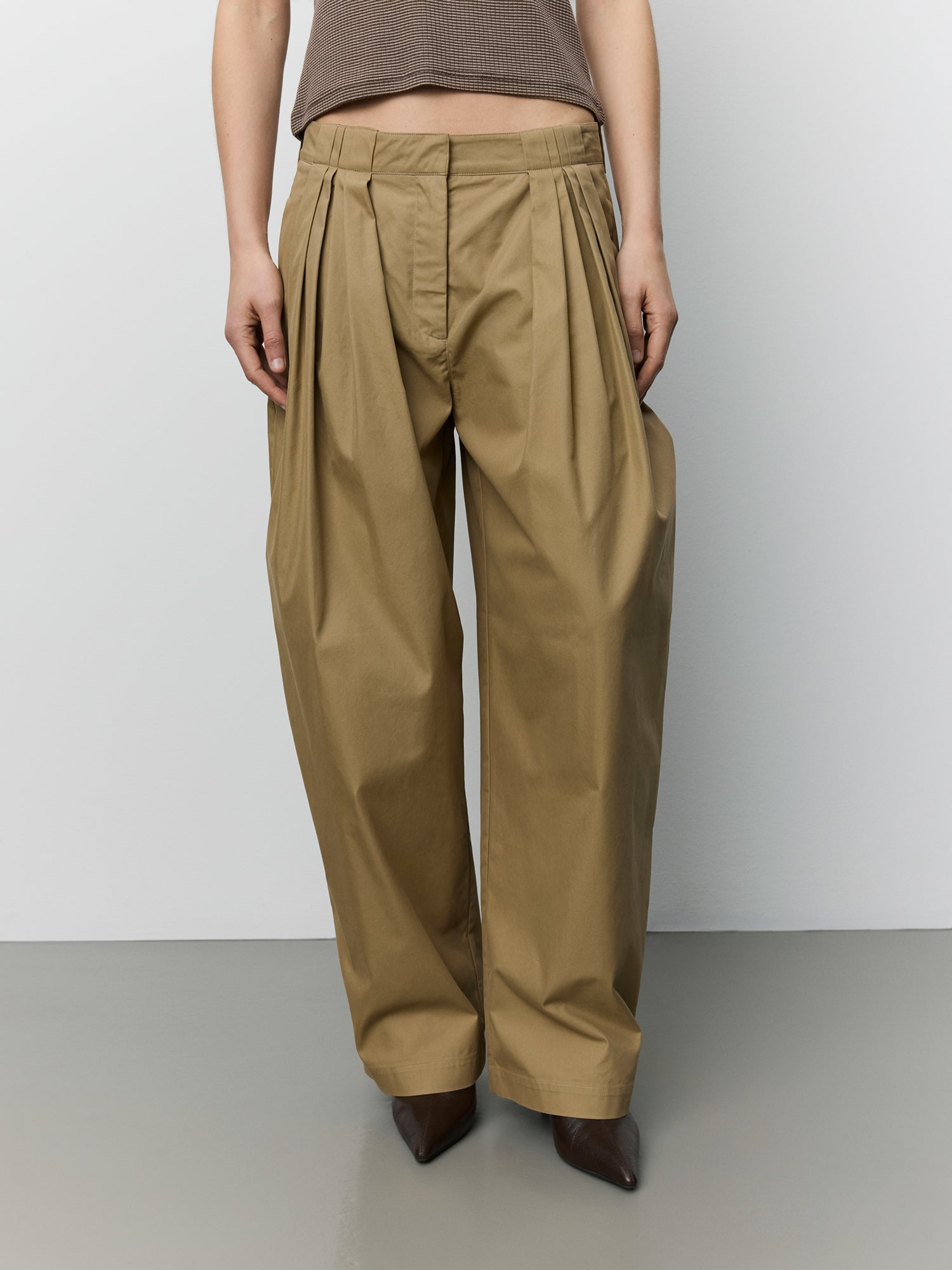Sofie Schnoor WOMEN TAMARASW BARREL TROUSERS Trousers 7055 Light brown