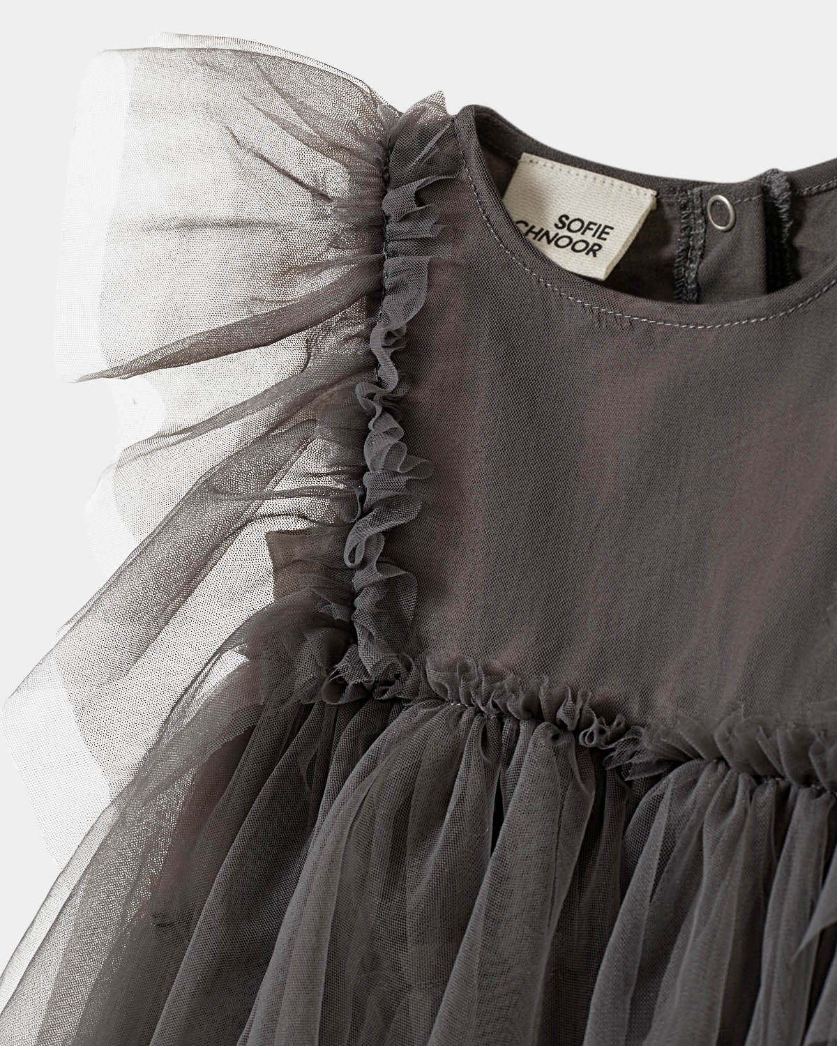 Sofie Schnoor KIDS THERESSAKB DRESS Dress 8006 Grey