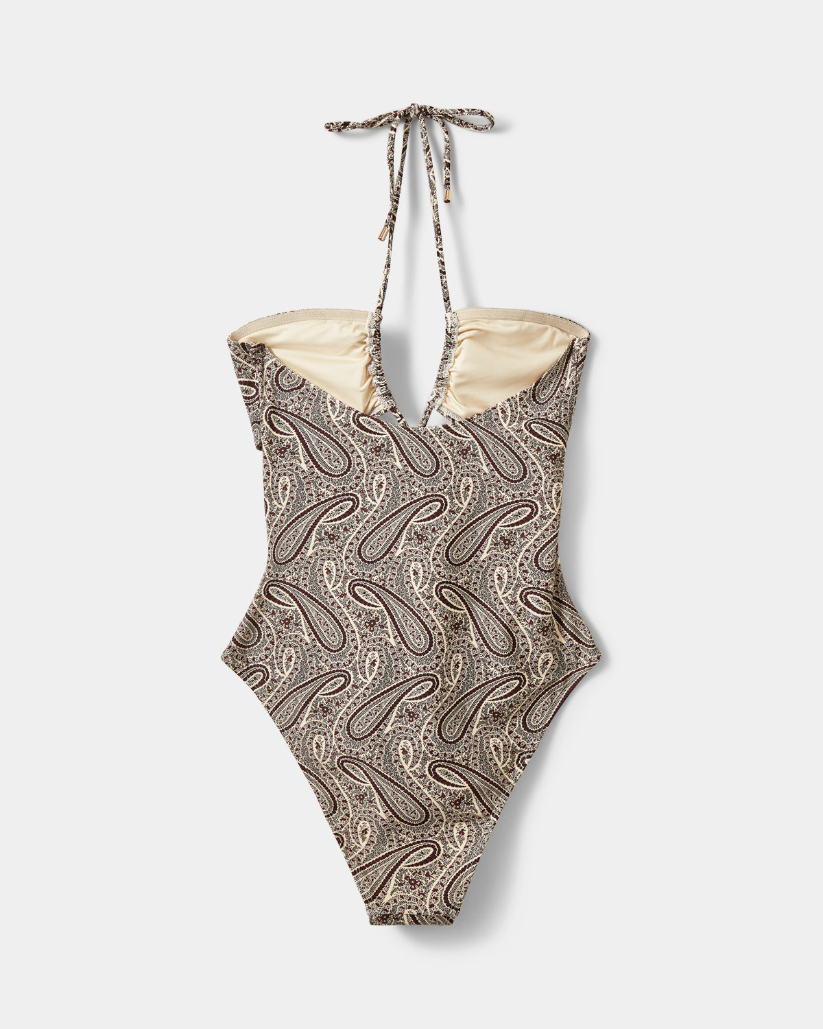 Sofie Schnoor WOMEN VEETASW HALTERNECK SWIMSUIT Swimsuit 4170 Bordeaux mix Paisley
